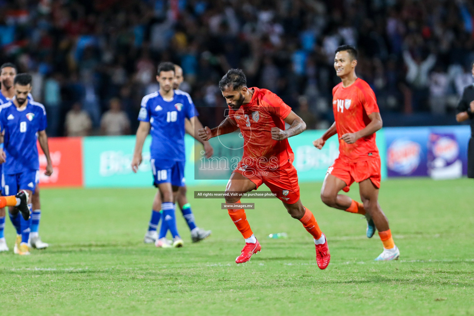 Kuwait vs India in the Final of SAFF Championship 2023 held in Sree Kanteerava Stadium, Bengaluru, India, on Tuesday, 4th July 2023. Photos: Nausham Waheed, Hassan Simah / images.mv