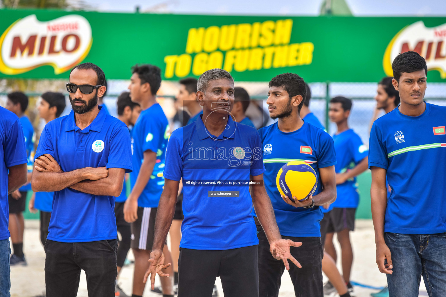 Vollyball players trainning session with Giba Photos by Nausham waheed