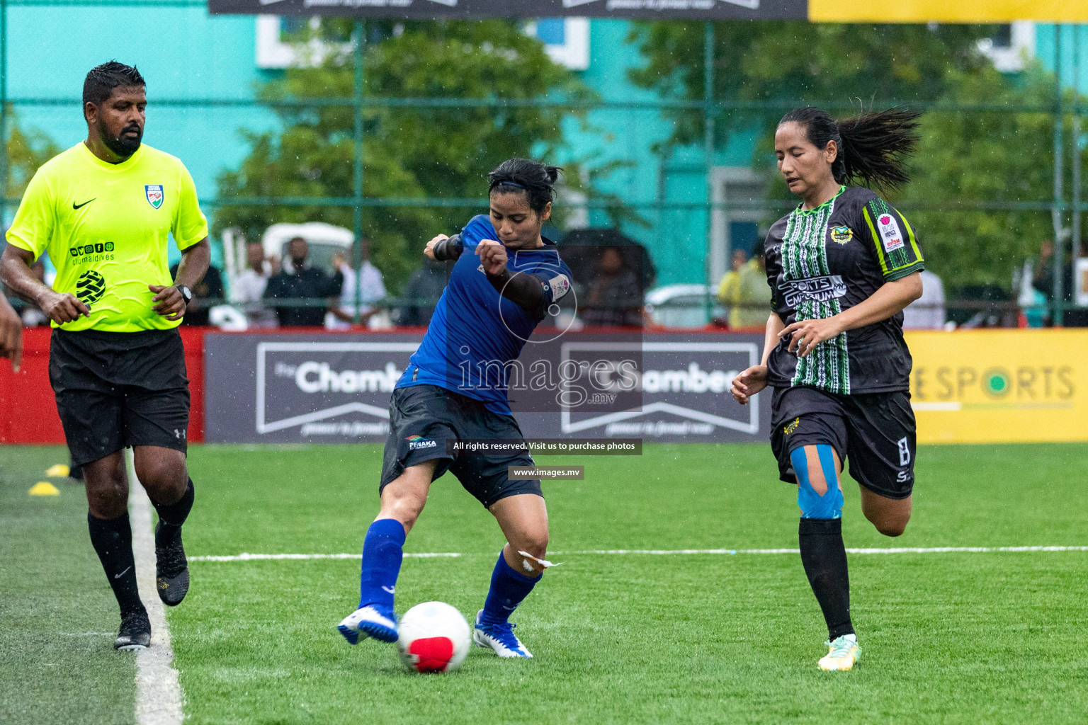 WAMCO vs Team Fenaka in Eighteen Thirty Women's Futsal Fiesta 2022 was held in Hulhumale', Maldives on Friday, 14th October 2022. Photos: Hassan Simah / images.mv