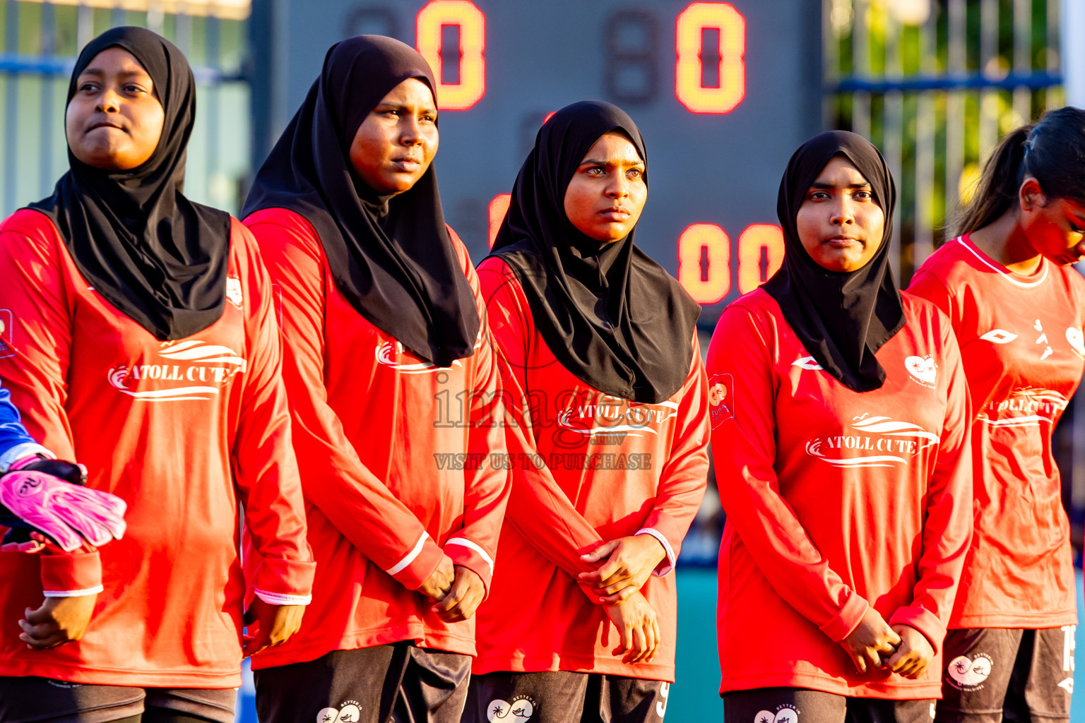 Kihaadhoo vs Goidhoo in Day 1 of Better in Baa Futsal Fiesta 2025 Woman's division held in B. Eydhafushi, Maldives on Wednesday, 5th November 2025. Photos: Nausham Waheed / images.mv