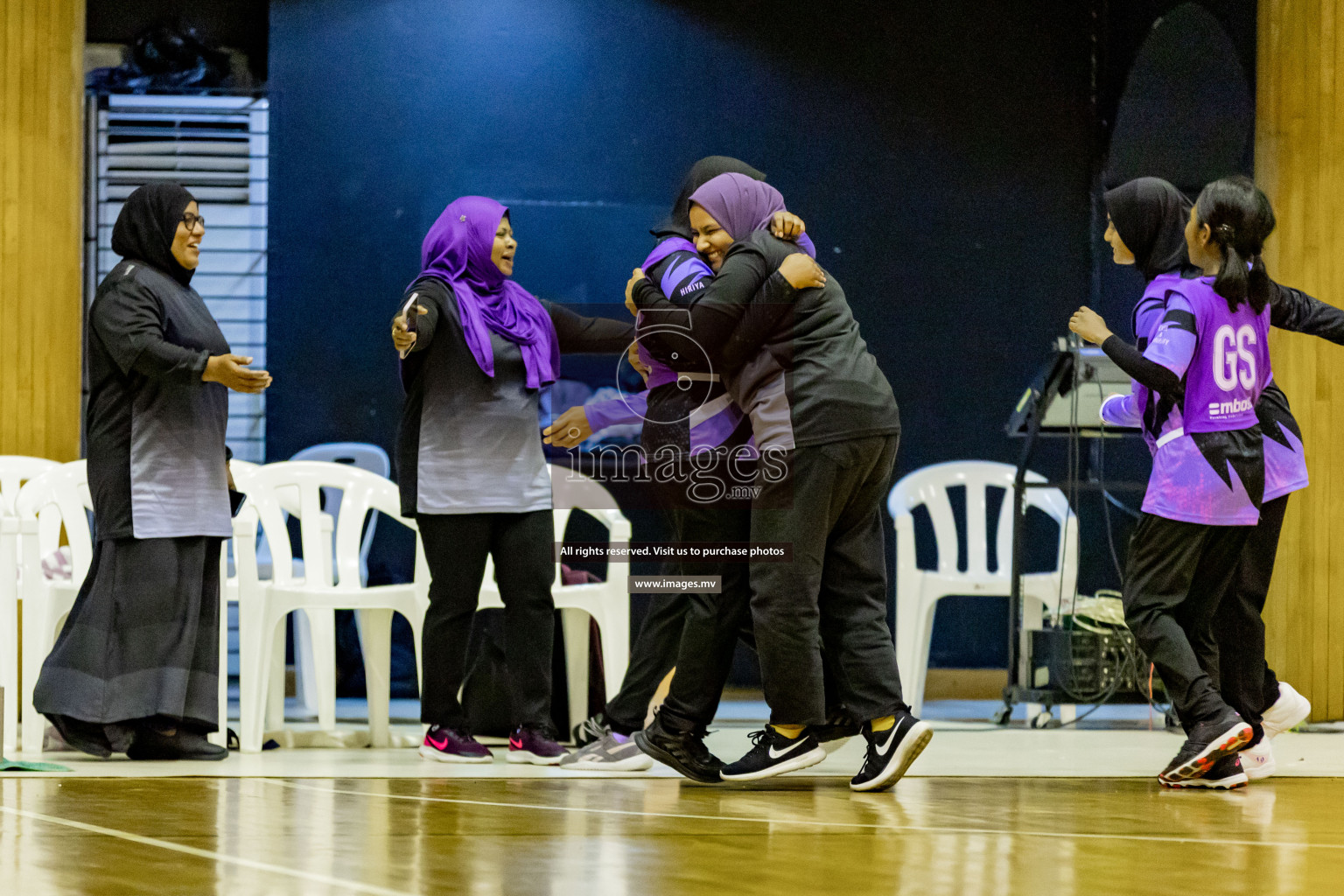 Day 8 of 24th Interschool Netball Tournament 2023 was held in Social Center, Male', Maldives on 3rd November 2023. Photos: Hassan Simah, Nausham Waheed / images.mv