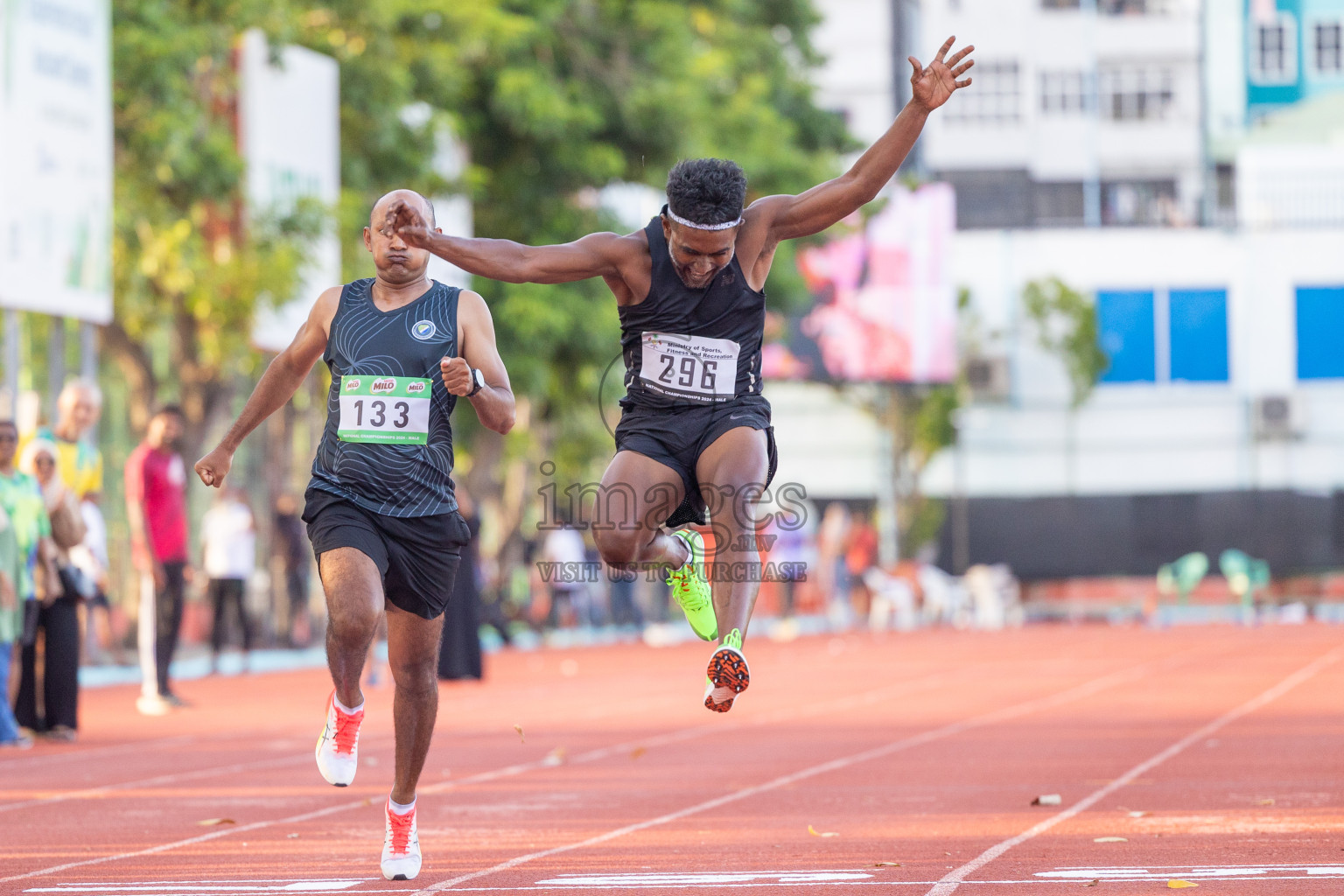 Day 1 of 33rd National Athletics Championship was held in Ekuveni Track at Male', Maldives on Thursday, 5th September 2024. Photos: Shuu Abdul Sattar / images.mv