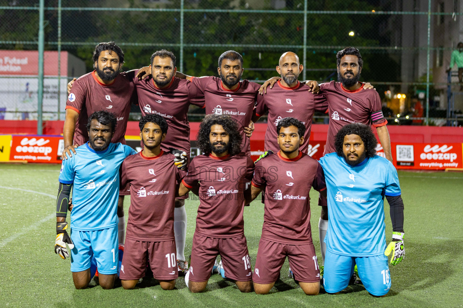 Maldives Post vs Dharumavantha in Day 9 of Office League 2025 was held on Thursday, 24th April 2025 in Hulhumale', Maldives. Photos: Mohamed Mahfooz Moosa  / images.mv