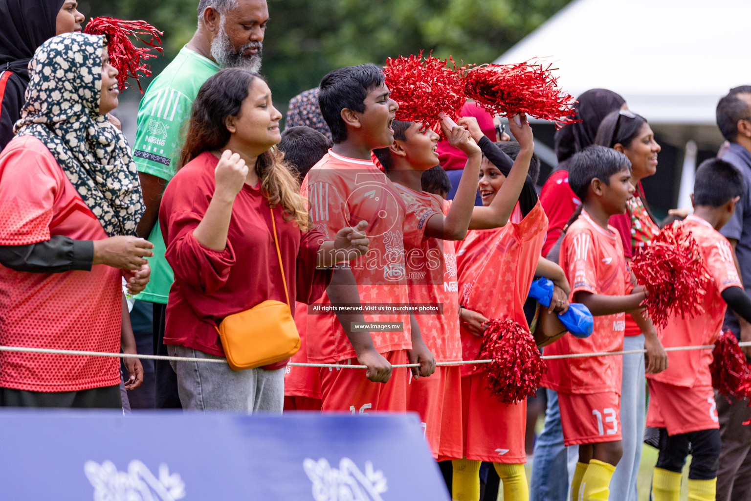 Day 1 of Milo kids football fiesta, held in Henveyru Football Stadium, Male', Maldives on Wednesday, 11th October 2023 Photos: Nausham Waheed/ Images.mv