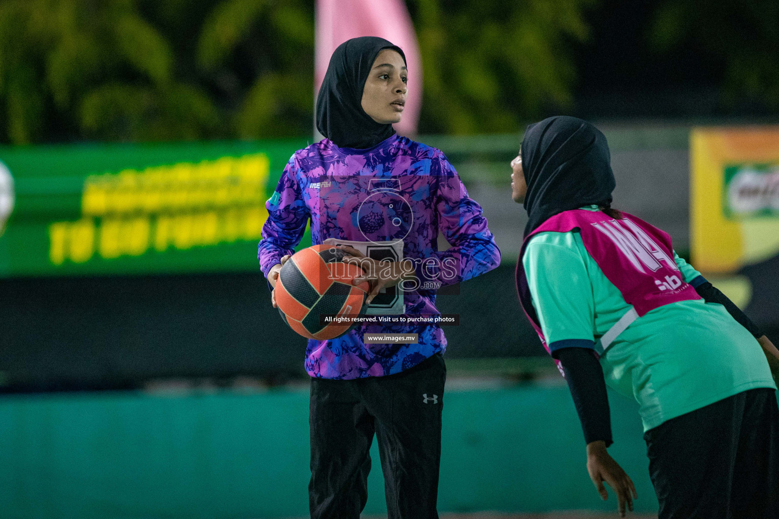 Day 2 of 20th Milo National Netball Tournament 2023, held in Synthetic Netball Court, Male', Maldives on 30th May 2023 Photos: Nausham Waheed/ Images.mv