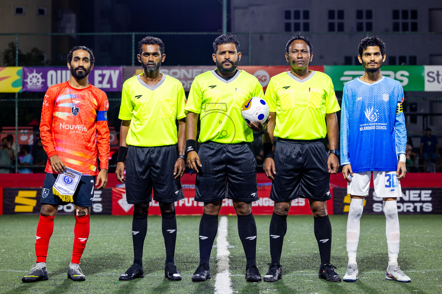 Sh Kanditheemu vs Sh Milandhoo in Day 11 of Golden Futsal Challenge 2025 was held on Wednesday, 15th January 2025, in Hulhumale', Maldives Photos: Nausham Waheed / images.mv