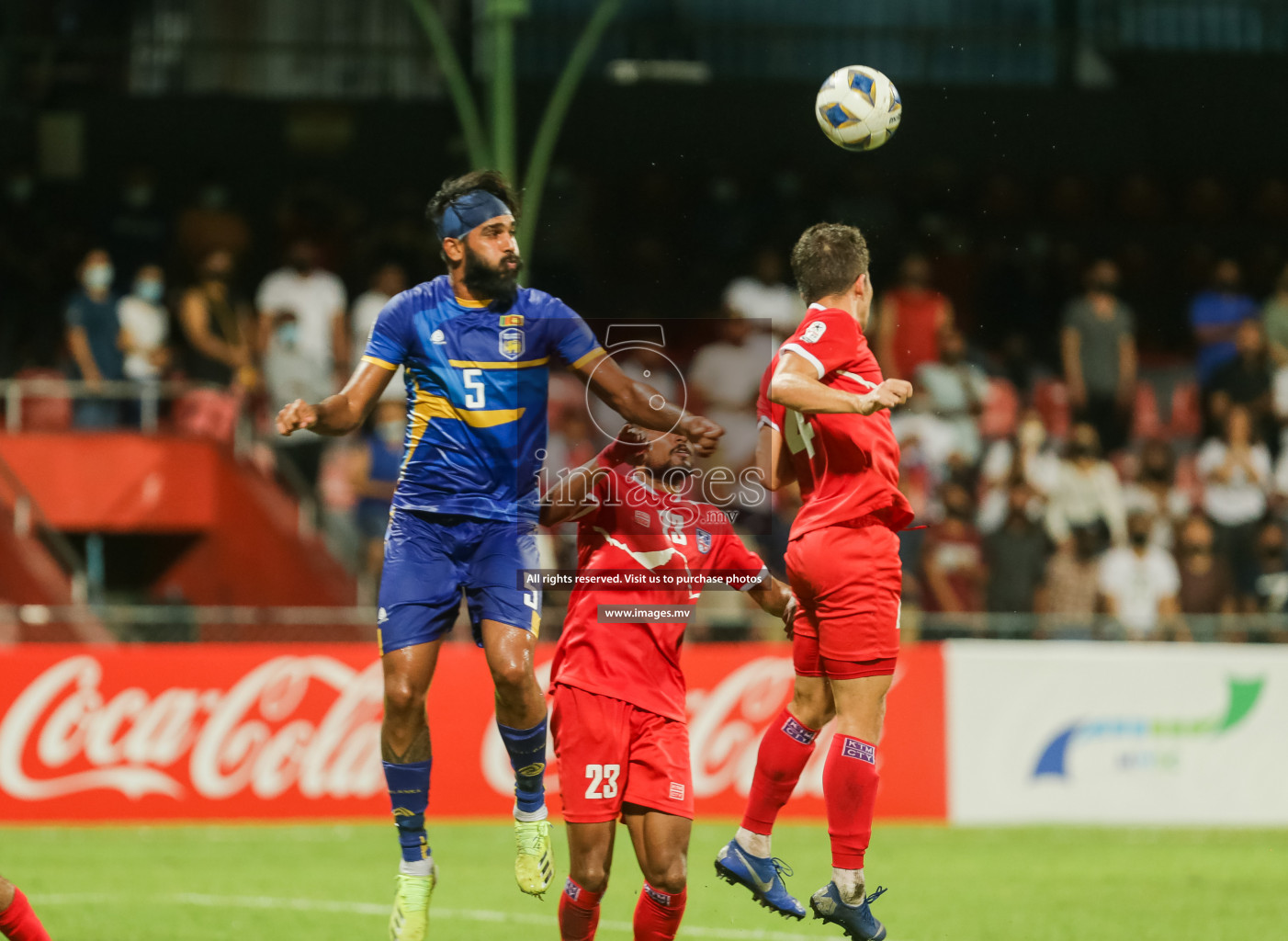 Nepal vs Sri Lanka in SAFF Championship 2021 held on 4th October 2021 in Galolhu National Stadium, Male', Maldives