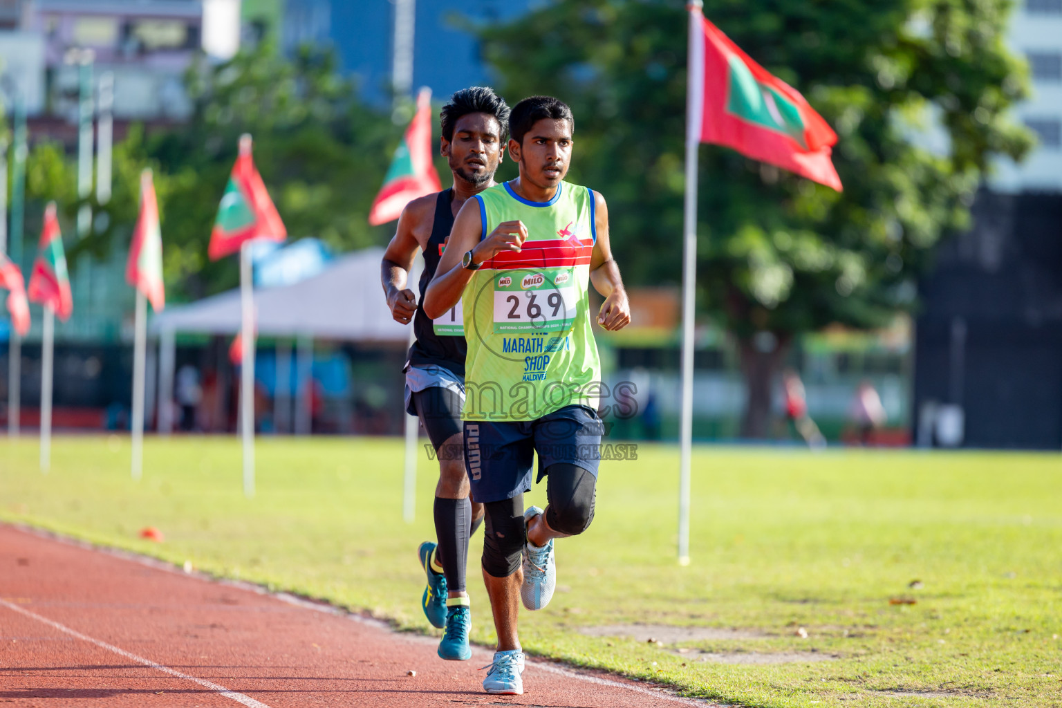 Day 1 of 33rd National Athletics Championship was held in Ekuveni Track at Male', Maldives on Thursday, 5th September 2024. Photos: Nausham Waheed / images.mv