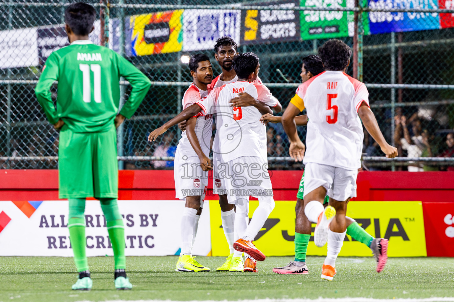 Sh Narudhoo vs Sh Goidhoo in Day 11 of Golden Futsal Challenge 2025 was held on Wednesday, 15th January 2025, in Hulhumale', Maldives Photos: Nausham Waheed / images.mv