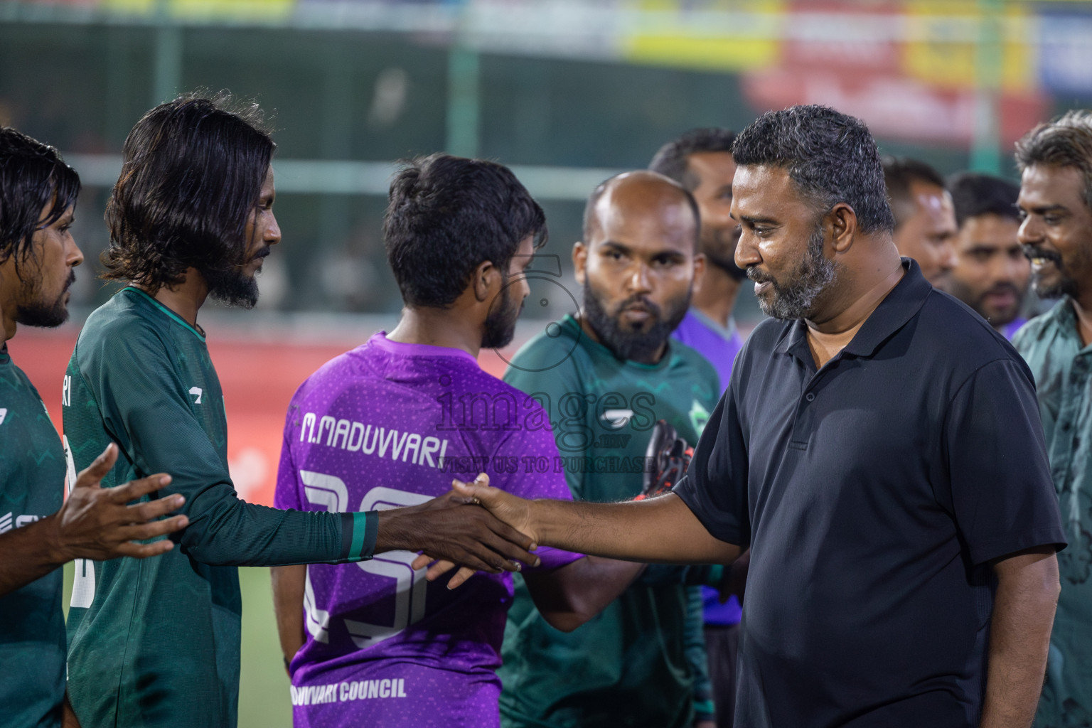 M. Naalaafushi vs M. Maduvvari in Day 28 of Golden Futsal Challenge 2024 was held on Sunday , 11th February 2024 in Hulhumale', Maldives Photos: Mohamed Mahfooz Moosa / images.mv