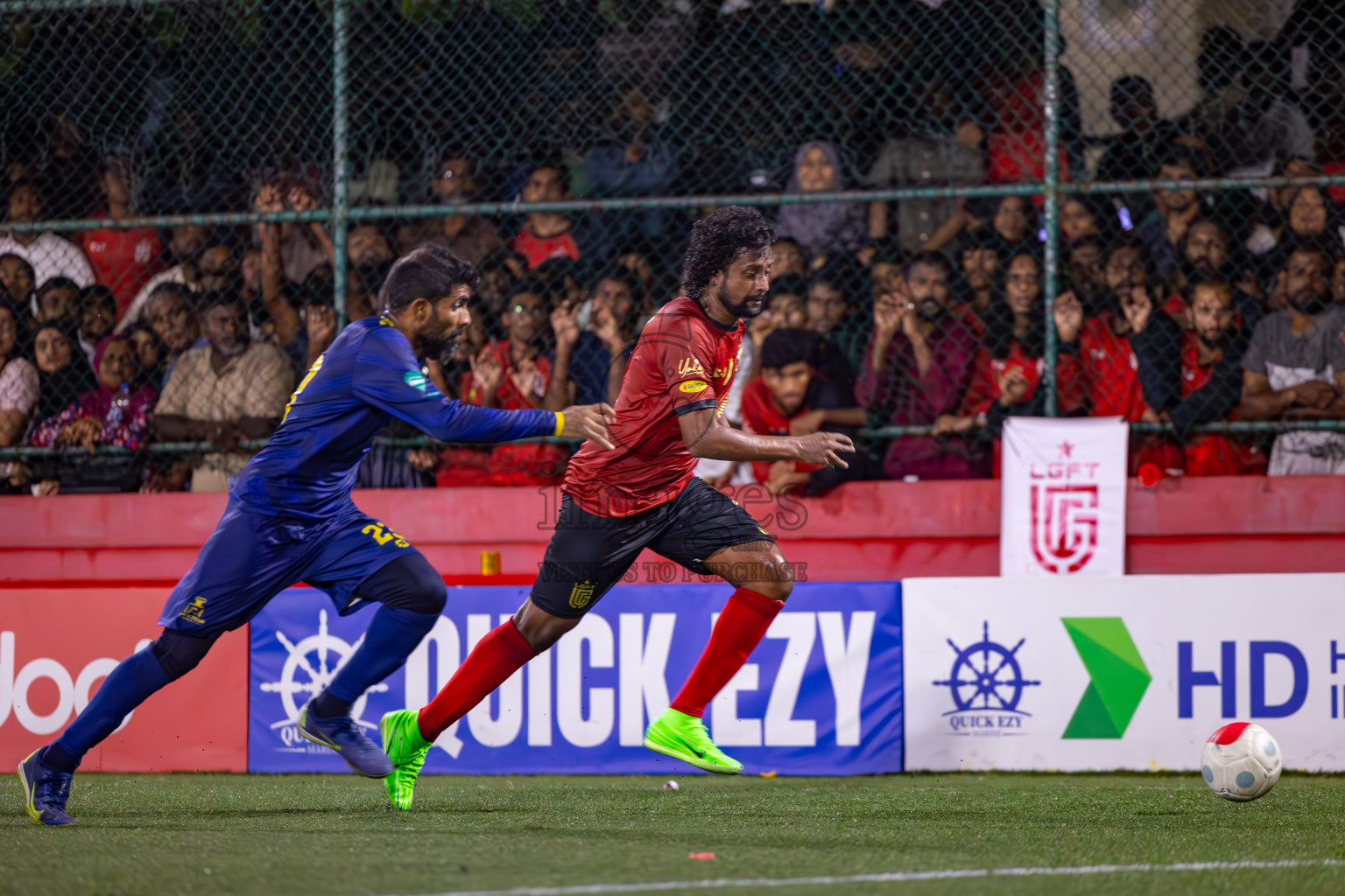 B Eydhafushi vs L Gan in the Final of Golden Futsal Challenge 2024 was held on Thursday, 7th March 2024, in Hulhumale', Maldives 
Photos: Ismail Thoriq / images.mv