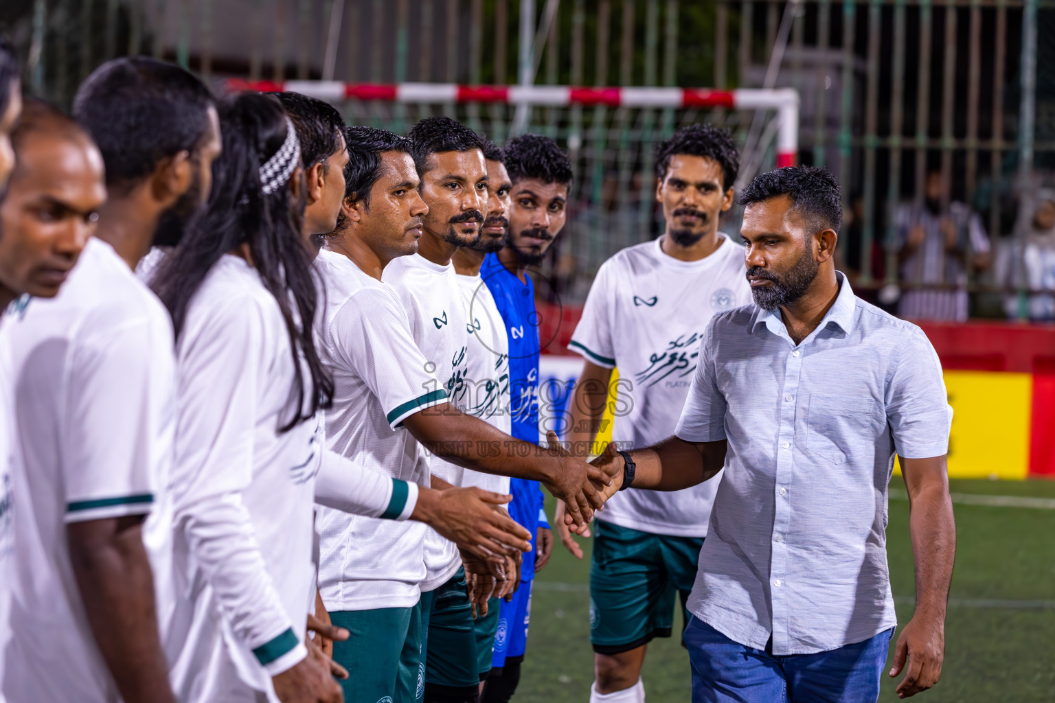 L Maabaidhoo vs L Gan in Day 16 of Golden Futsal Challenge 2024 was held on Tuesday, 30th January 2024, in Hulhumale', Maldives Photos: Ismail Thoriq / images.mv