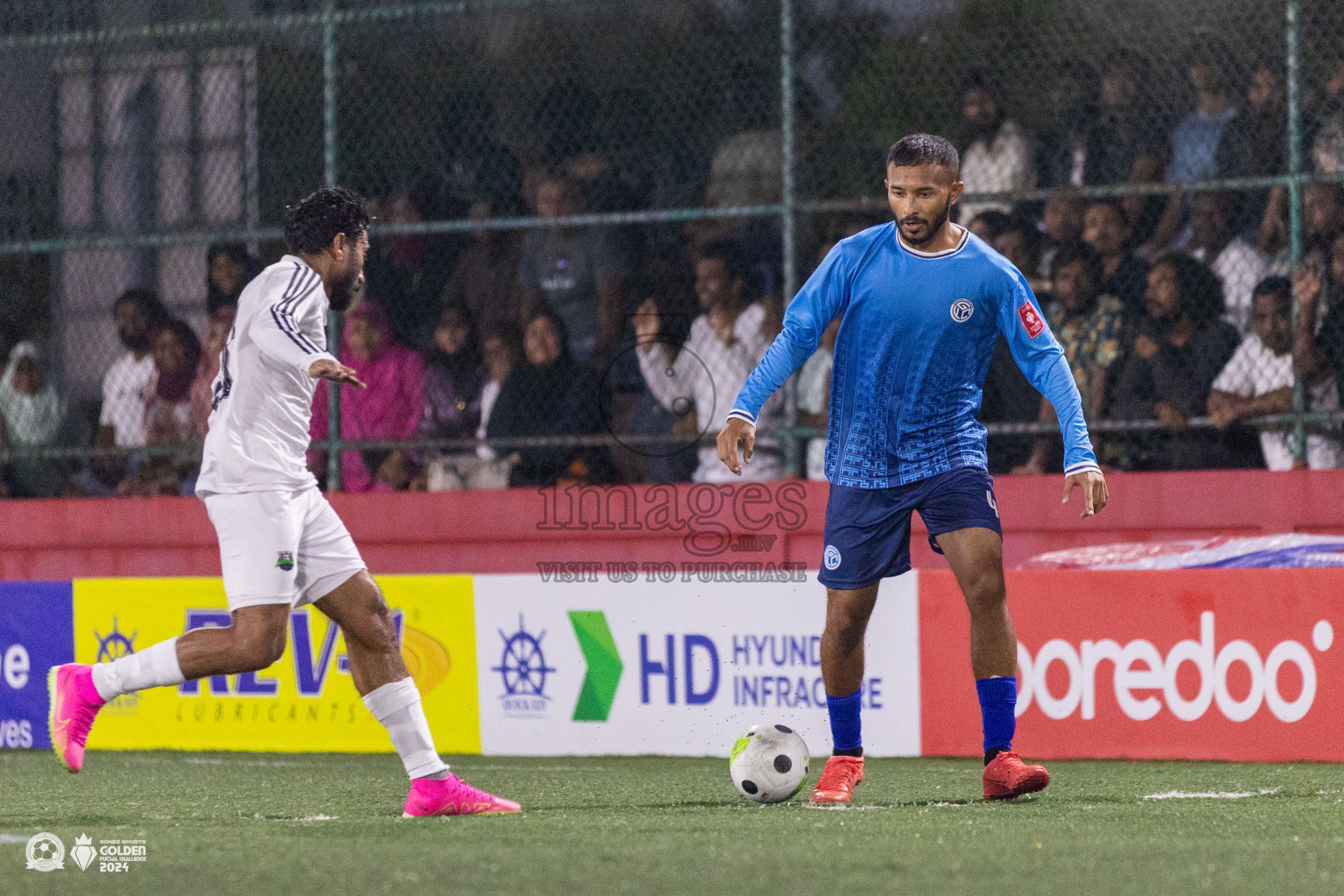 GA Gemanafushi vs GA Dhaandhoo in Day 1 of Golden Futsal Challenge 2024 was held on Monday, 15th January 2024, in Hulhumale', Maldives Photos: Ismail Thoriq / images.mv