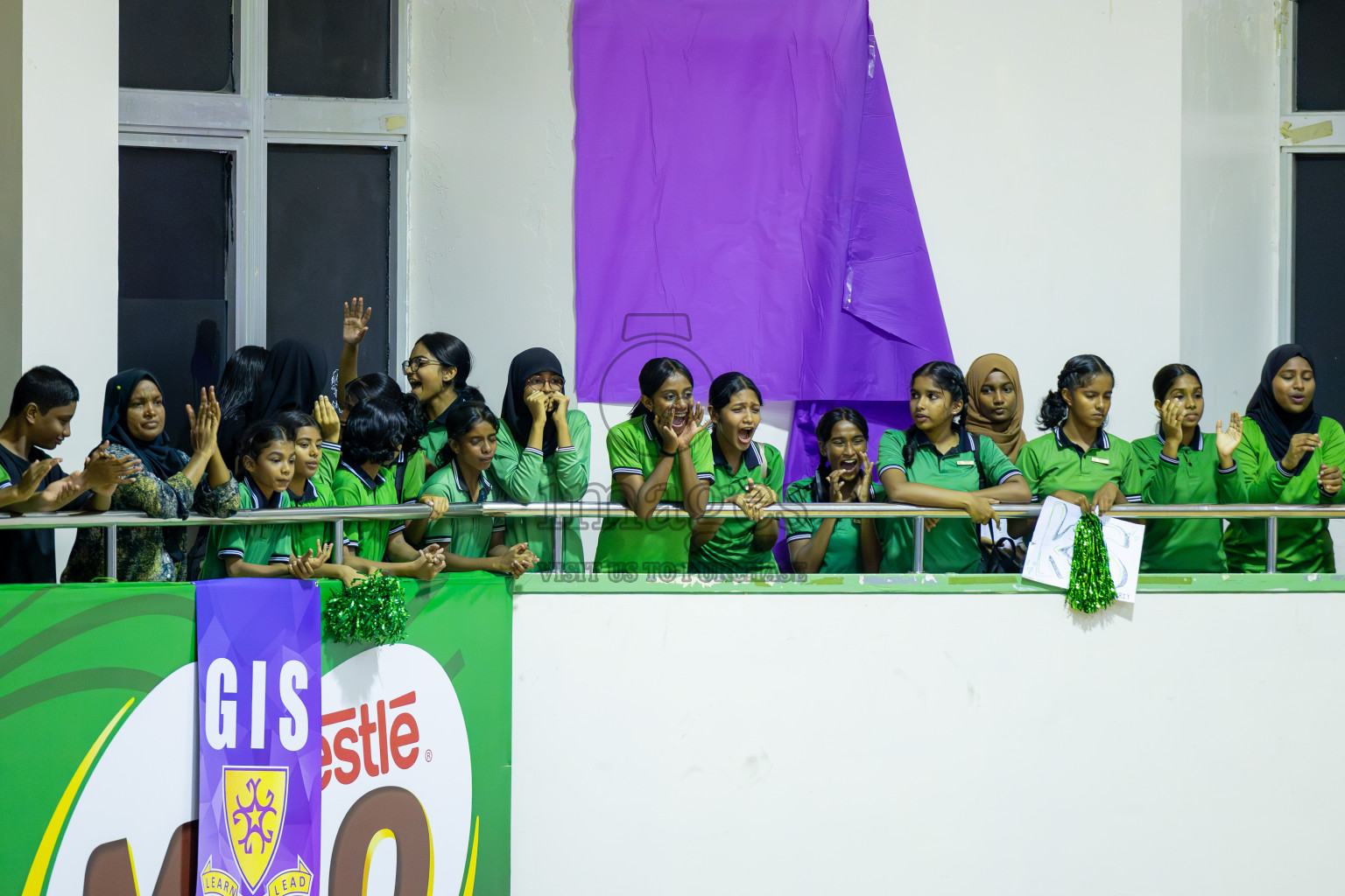 Day 15 of 25th Inter-School Netball Tournament was held in Social Center at Male', Maldives on Monday, 26th August 2024. Photos: Mohamed Mahfooz Moosa / images.mv