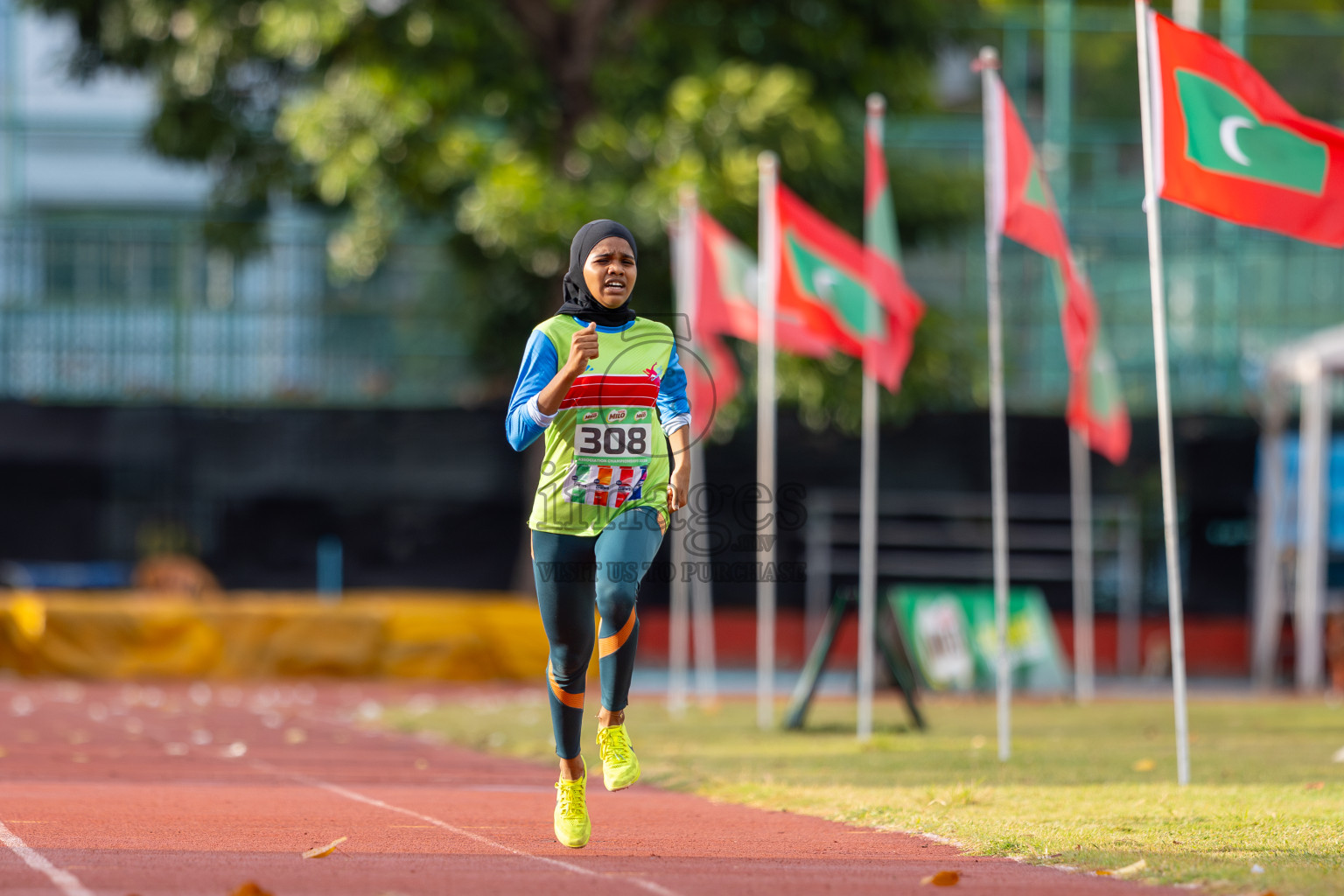 Day 3 of 12th Milo Association Championships was held in Ekuveni Track at Male', Maldives on Saturday, 26th April 2025. Photos: Ismail Thoriq / images.mv