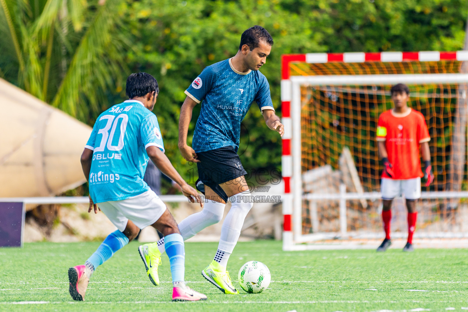 Huvafen Fushi vs Oblu Helengeli in Resort League 2025 (North Male Zone) day 12 was held on Sunday, 14th September 2025 in One And Only Reethi Rah Maldives Resort, Photos: Areef Adam / images.mv