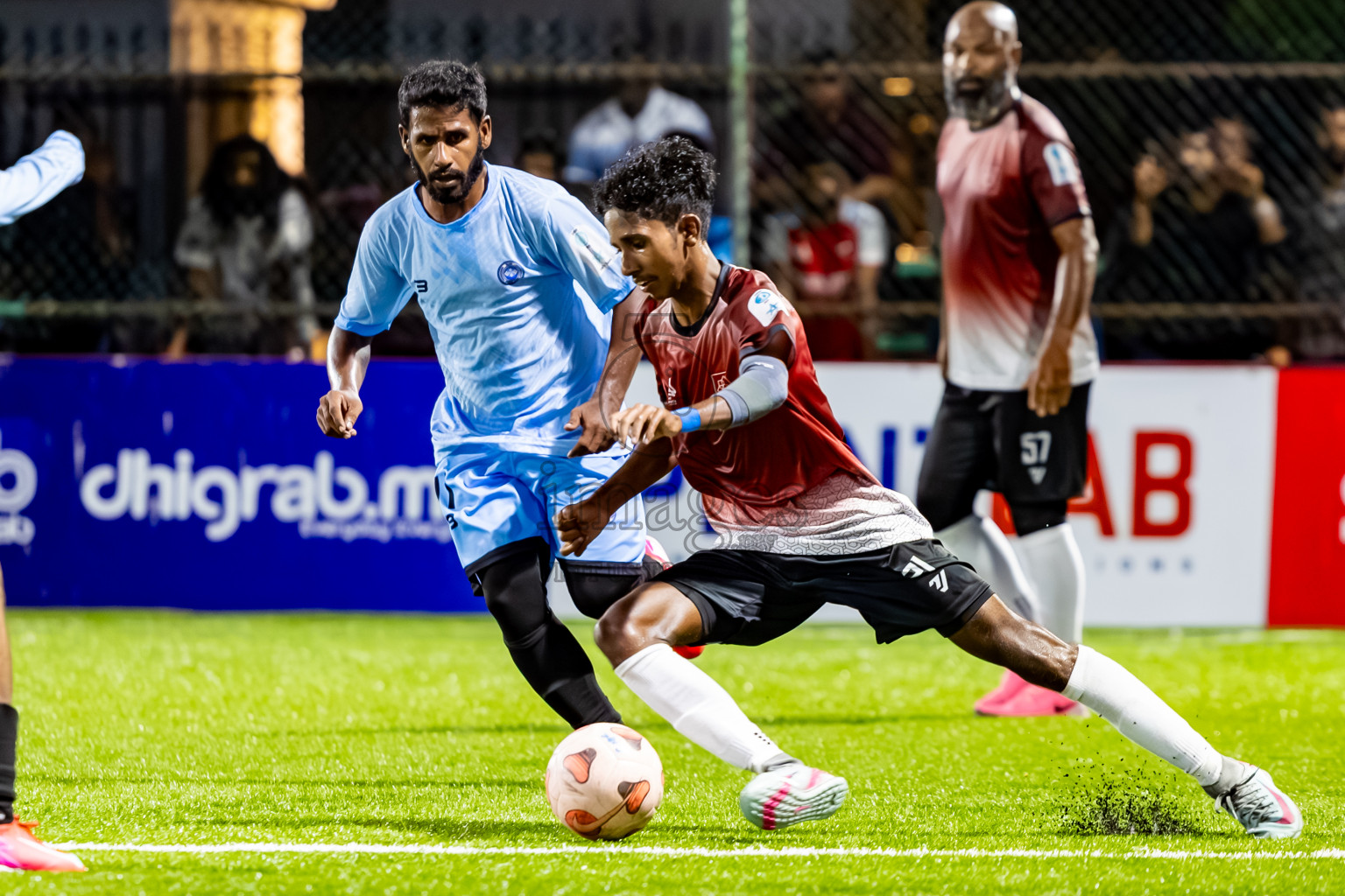 Team MCC vs PEMA in Day 9 of Club Maldives Cup Classic 2025 was held in Rehendi Futsal Ground, Hulhumale', Maldives on Monday, 22nd September 2025. Photos: Nausham Waheed / images.mv