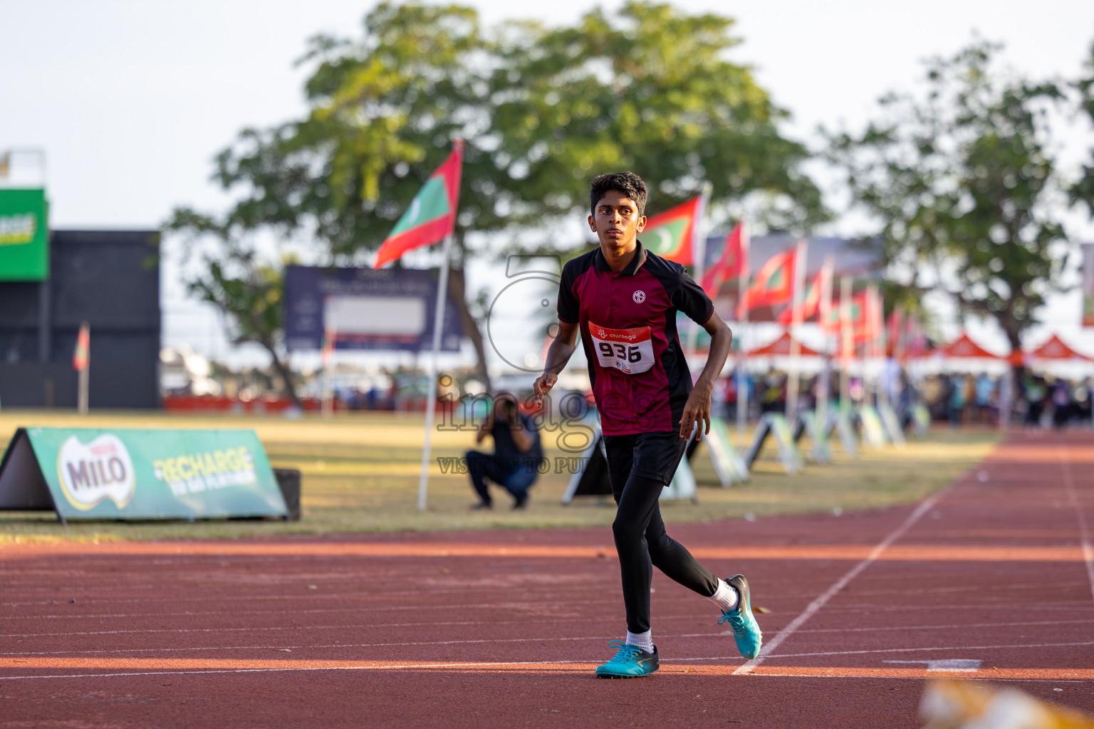 Day 1 of Inter-school Athletics Championship 2025 held in Ekuveni Synthetic Track, Male', Maldives on Monday, 06th October 2025. Photos by: Ismail Thoriq / Images.mv