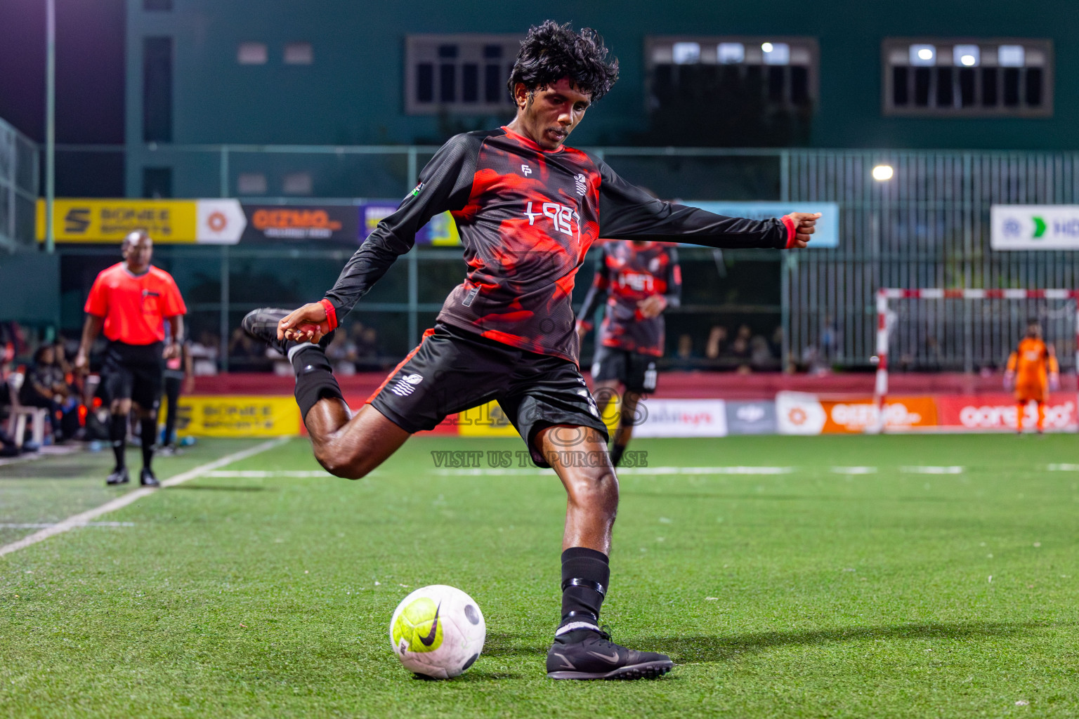 AA Mathiveri vs ADh Maamigili on Day 34 of Golden Futsal Challenge 2024 was held on Monday, 19th February 2024, in Hulhumale', Maldives
Photos: Mohamed Mahfooz Moosa / images.mv