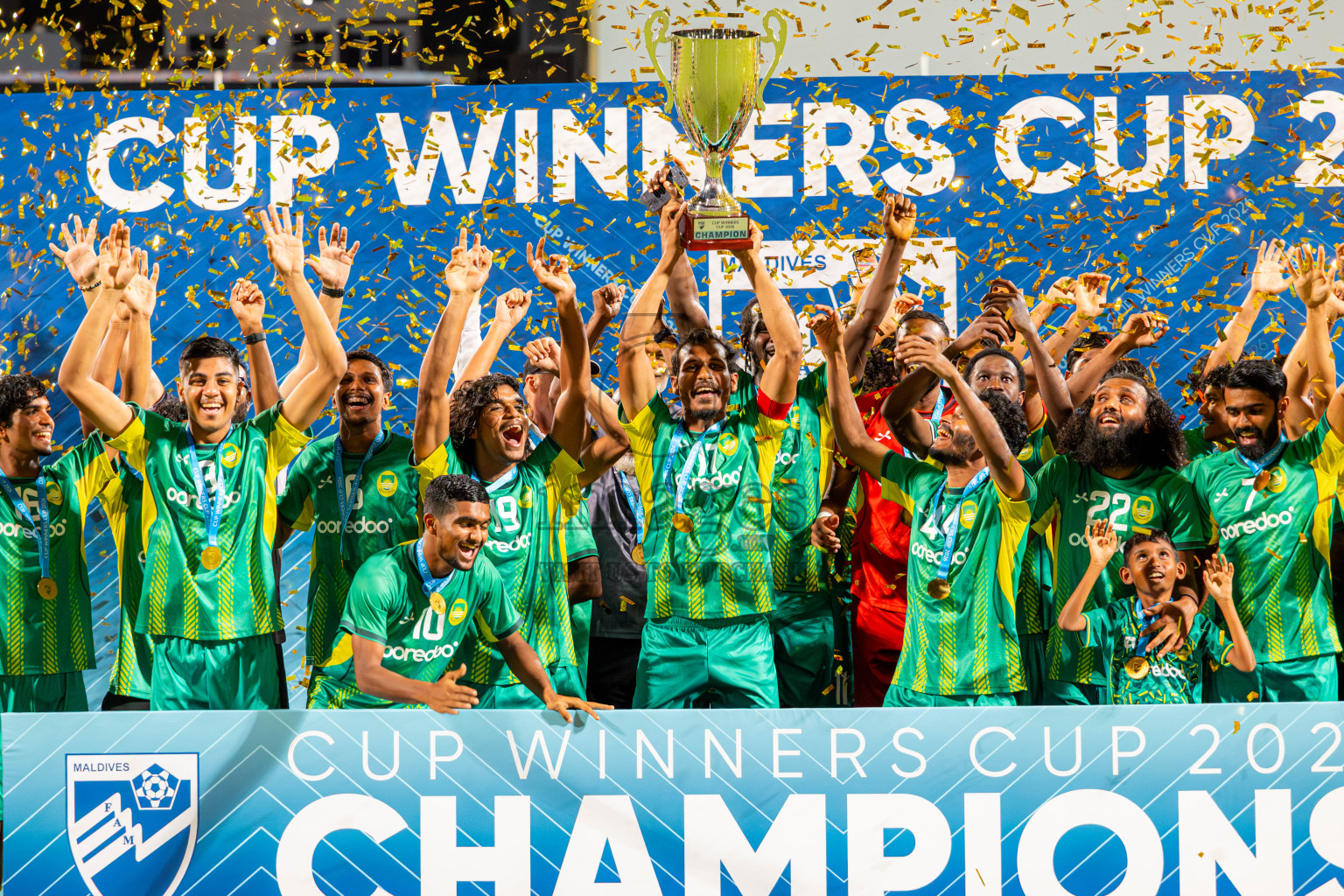 New Radiant Sports Club vs Maziya Sports & Recreation in the final of Cup Winners Cup 2026 was held in National Football Stadium, Male' Maldives on Wednesday, 19th August 2026. Photos: Nausham Waheed / images.mv