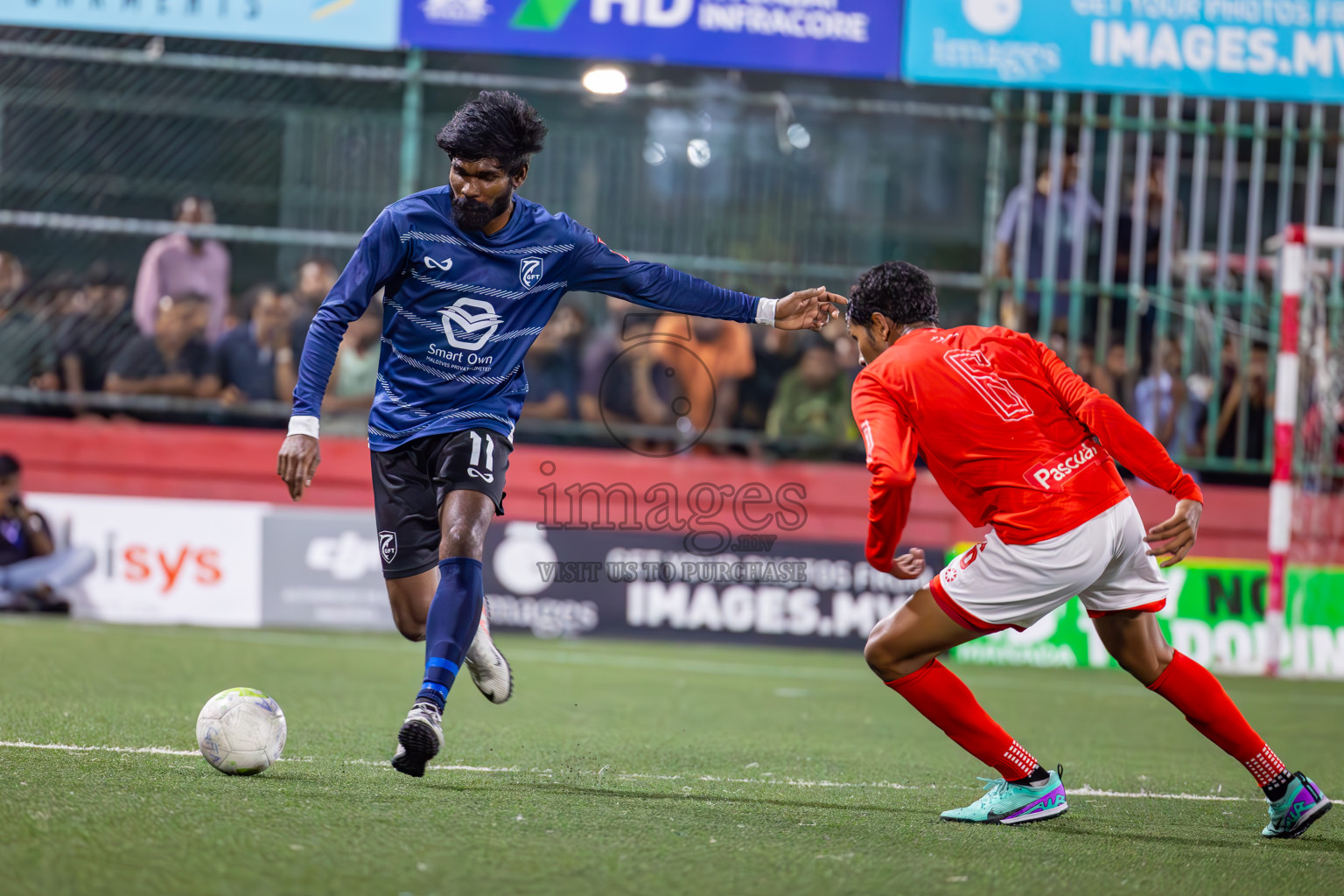 K Gaafaru vs B Eydhafushi in Semi Finals of Golden Futsal Challenge 2024 which was held on Friday, 1st March 2024, in Hulhumale', Maldives.
Photos: Ismail Thoriq / images.mv