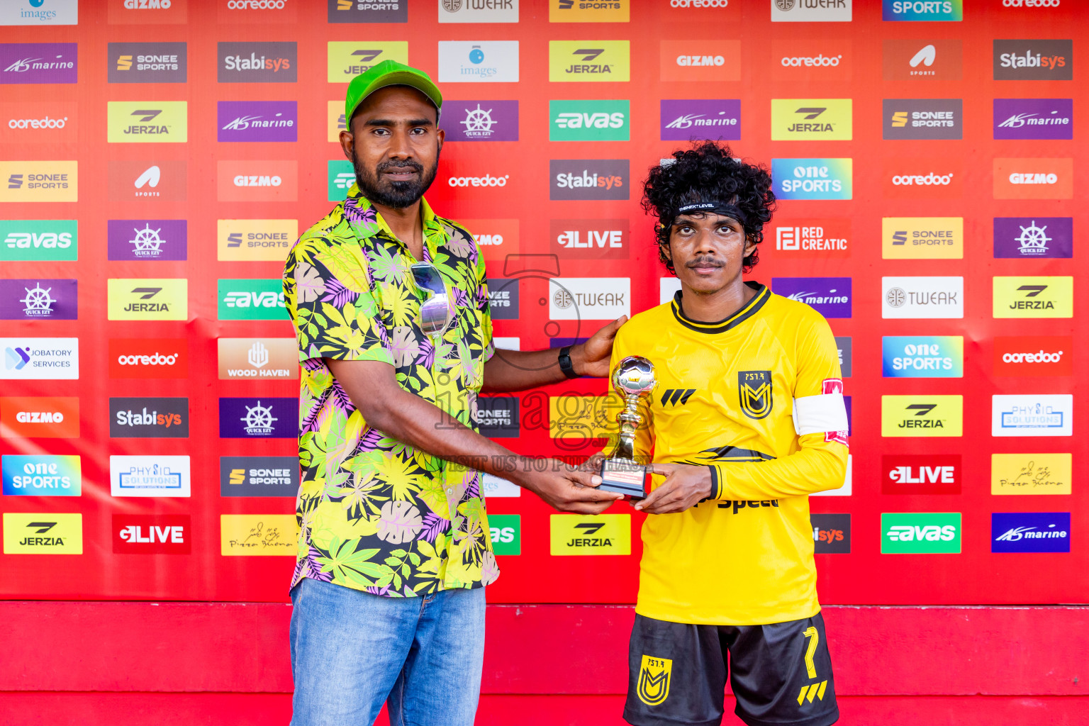 F Nilandhoo vs F Magoodhoo in Day 12 of Golden Futsal Challenge 2025 was held on Thursday, 16th January 2025, in Hulhumale', Maldives Photos: Nausham Waheed  / images.mv