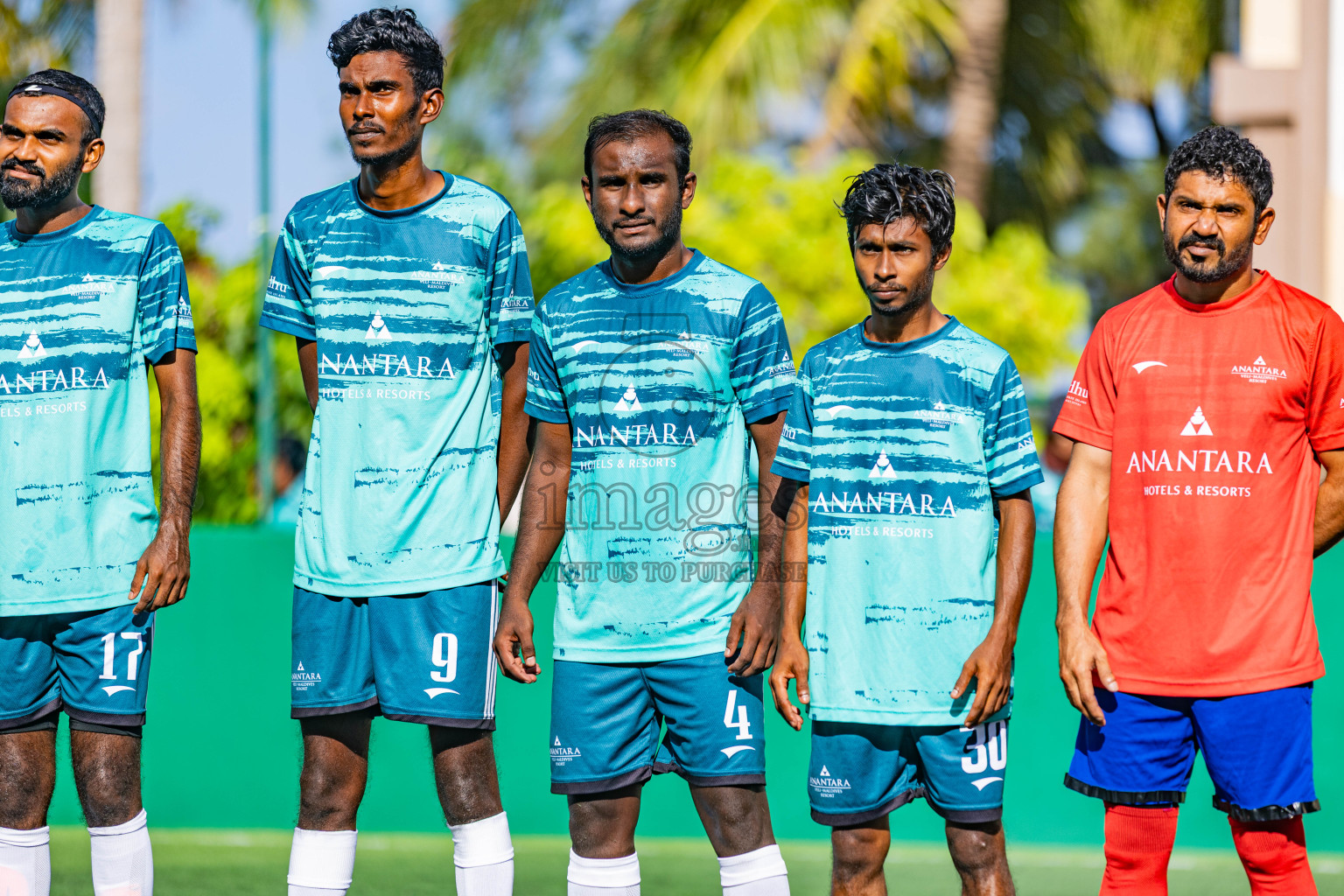 The Marina vs Anantara in Resort League 2025 (South Male Zone) was held on Sunday, 28th September 2025 in Crossroads's Maldives, Photos: Areef Adam / images.mv