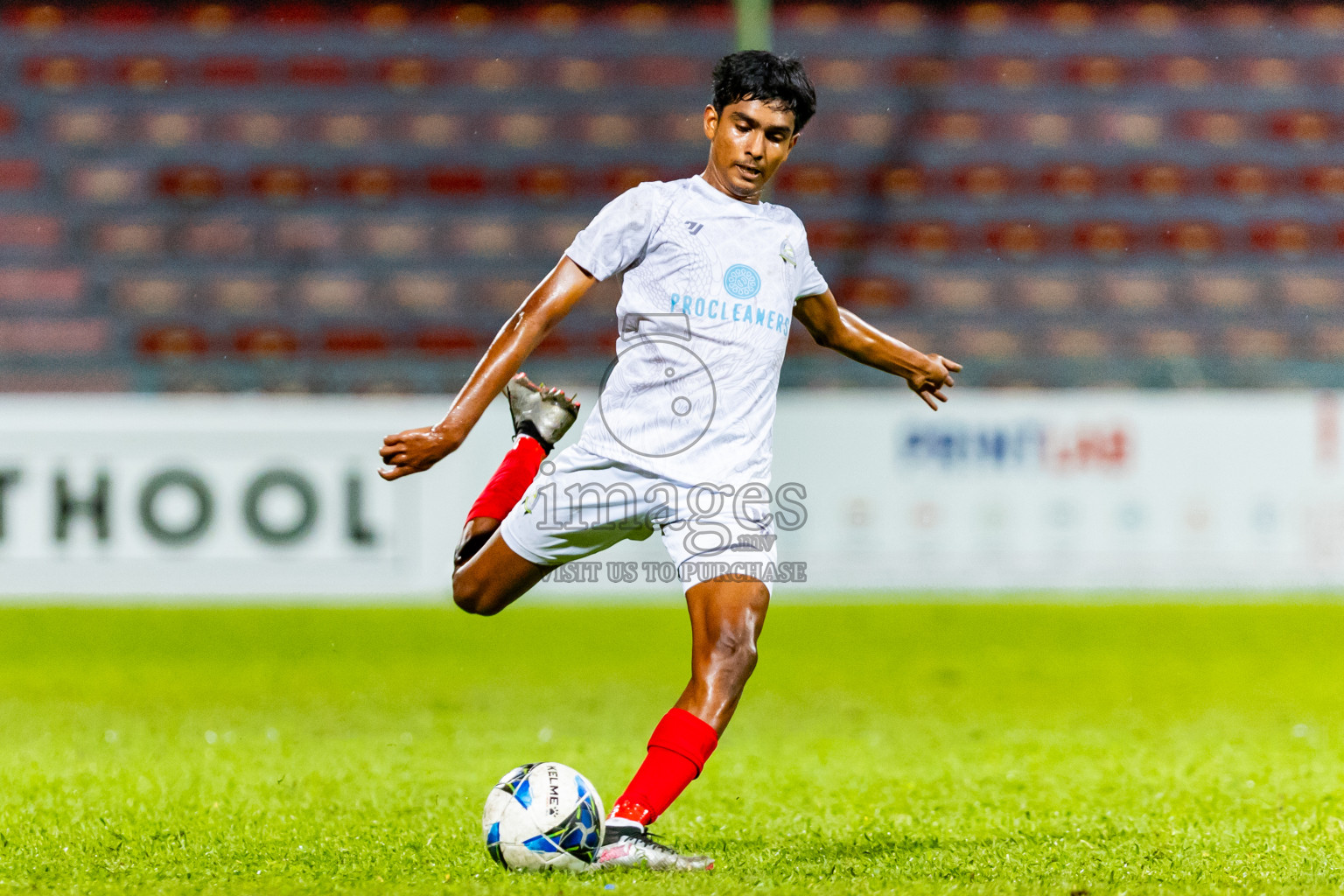 Club Green Street vs Club Eagles in Day 6 of Under 19 Youth Championship 2024 was held at National Stadium in Male', Maldives on Monday, 24th June 2024. Photos: Nausham Waheed / images.mv