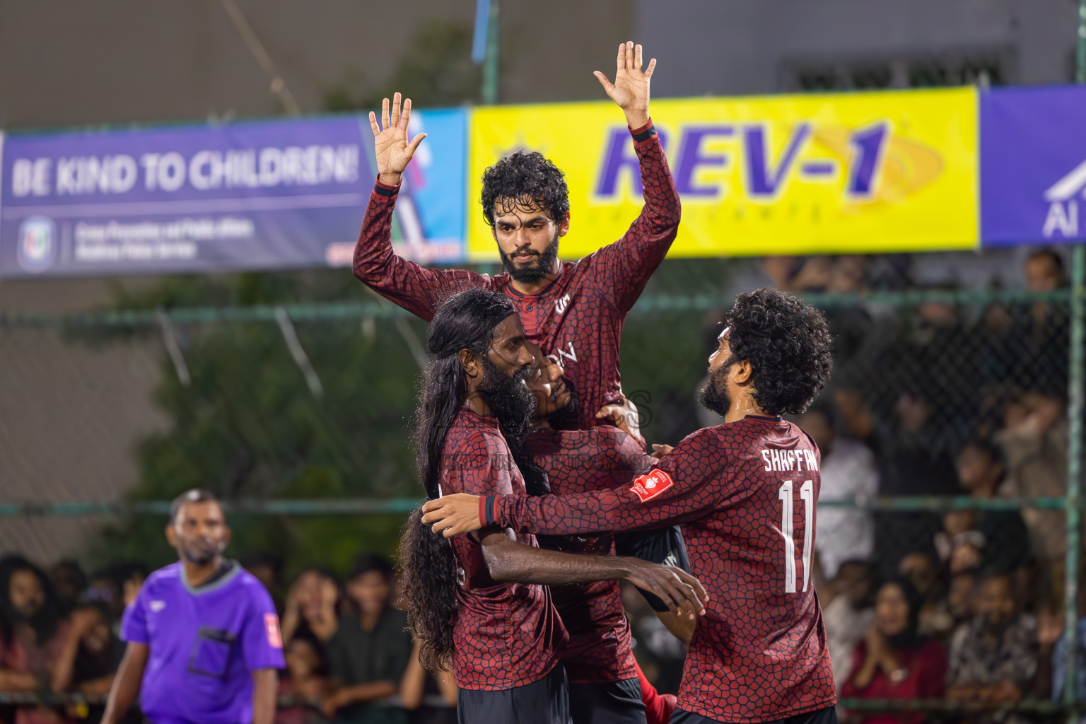 Vilimale vs S Hithadhoo in Quarter Finals of Golden Futsal Challenge 2024 which was held on Friday, 1st March 2024, in Hulhumale', Maldives Photos: Ismail Thoriq / images.mv