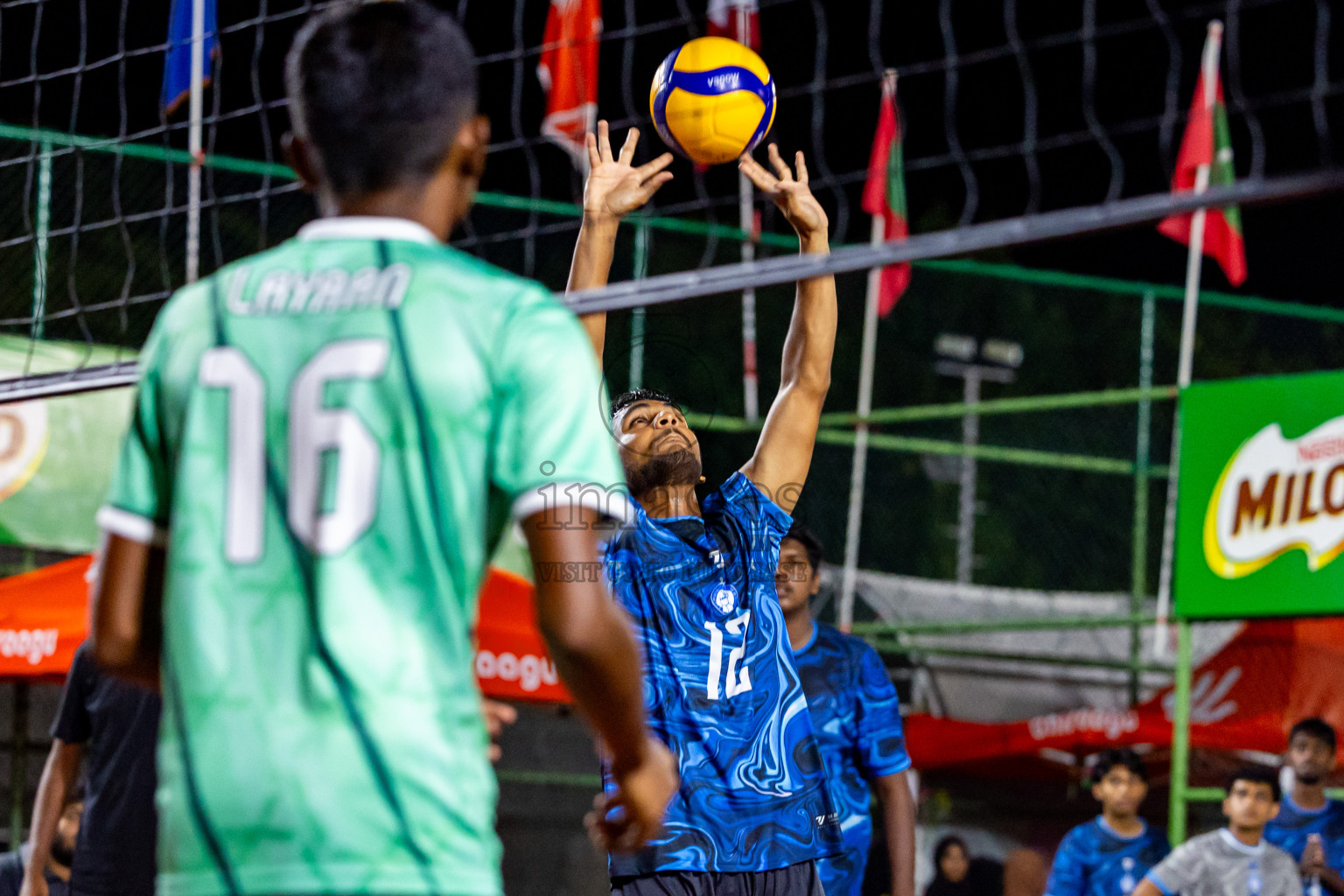 Day 2 of Interschool Volleyball Tournament 2024 was held in Ekuveni Volleyball Court at Male', Maldives on Sunday, 24th November 2024. Photos: Nausham Waheed / images.mv