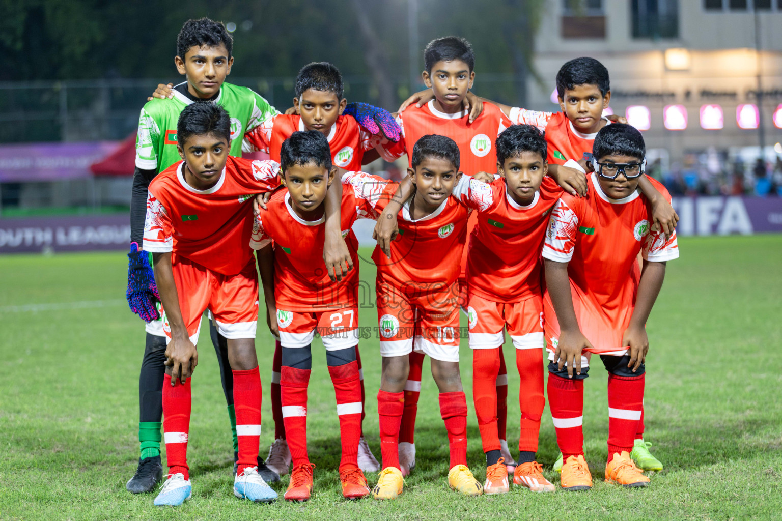 Maziya vs Hurriya (U12) in Day 4 of Dhivehi Youth League 2024 held at Henveiru Stadium on Thursday, 28th November 2024. Photos: Shuu Abdul Sattar/ Images.mv