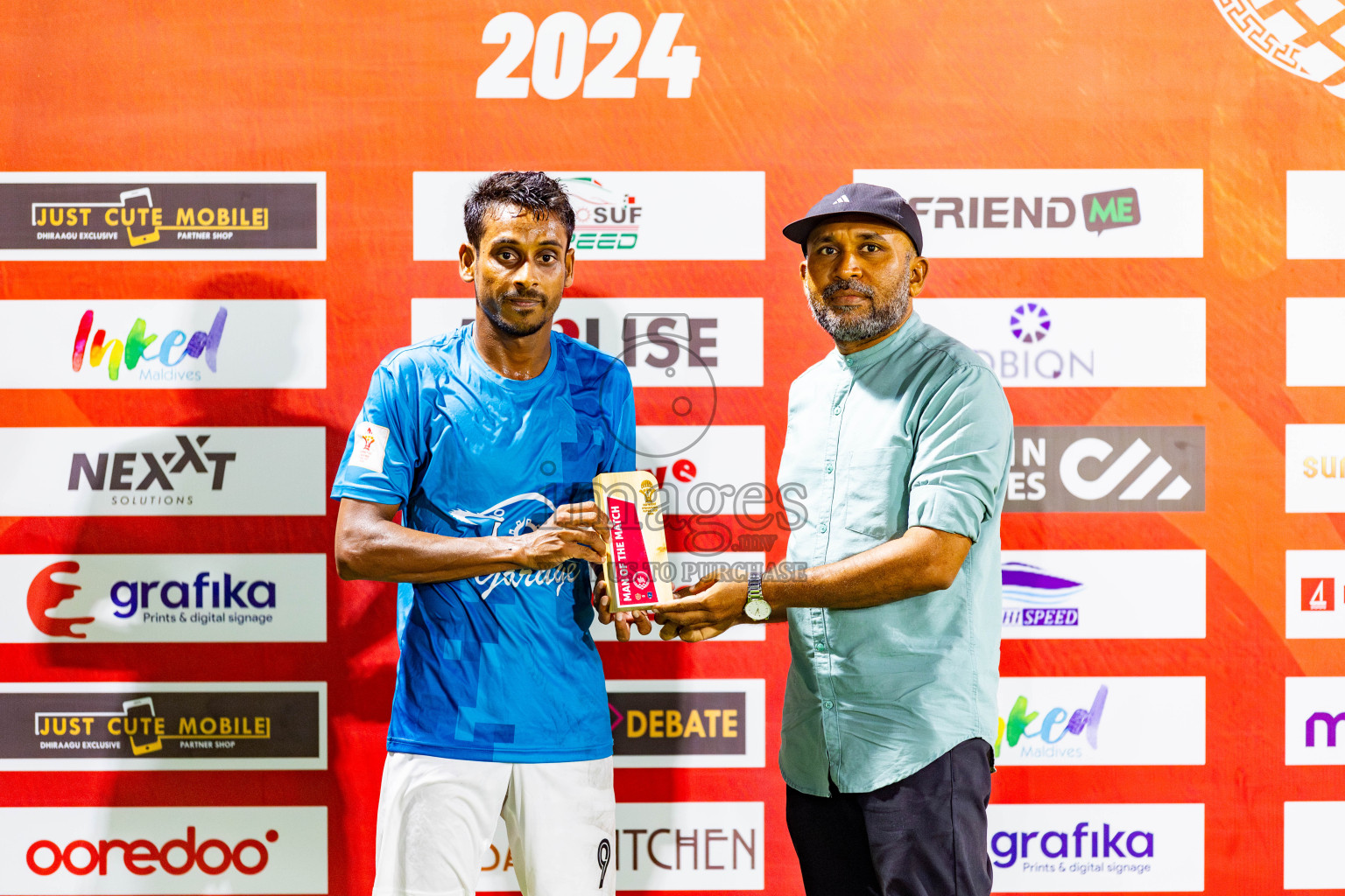 FC Suddenly vs FC Marlins in Day 4 of Eydhafushi Futsal Cup 2024 was held on Thursday, 11th April 2024, in B Eydhafushi, Maldives Photos: Nausham Waheed / images.mv