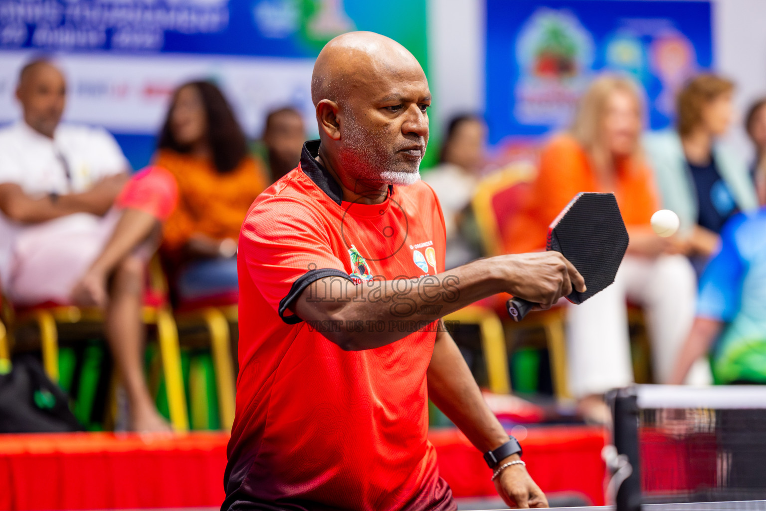 Day 2 of 1st Thoddoo Masters Table Tennis Tournament was held on Friday, 22nd August 2025 in AA Thoddoo, Maldives. Photos: Nausham Waheed / images.mv