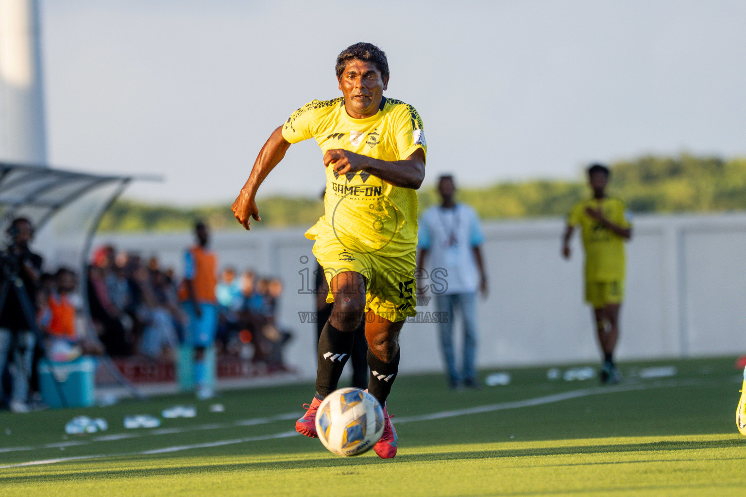 Final Match Irumathi Sports VS Velaa Sports Club in Day 9 of Eydhafushi Cup 2025 held in Eydhafushi Football Stadium at B. Eydhafushi, Maldives on Monday, 15th September 2025. Photos: Arif Rasheed / images.mv