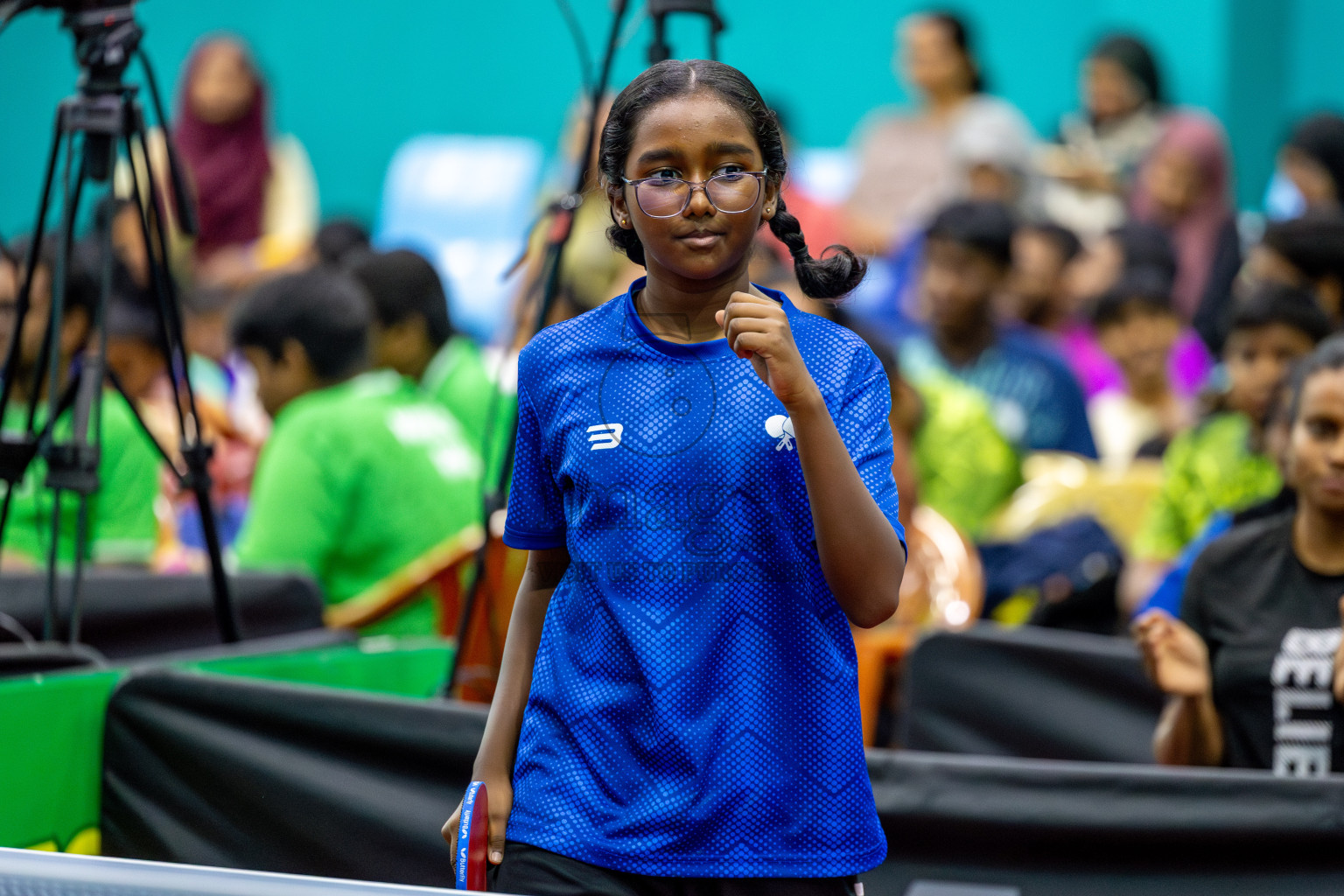 Day 2 of Interschool Table Tennis Tournament 2025 held at Male' TT Hall, Male', Maldives on Thursday, 15th May 2025. Photos By: Ismail Thoriq / images.mv