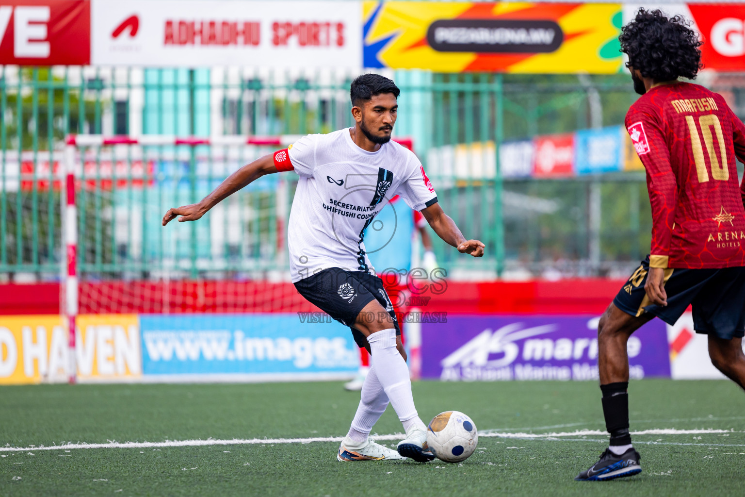 K Dhiffushi vs K Maafushi in Day 15 of Golden Futsal Challenge 2025 was held on Sunday, 19th January 2025, in Hulhumale', Maldives. Photos: Nausham Waheed / images.mv