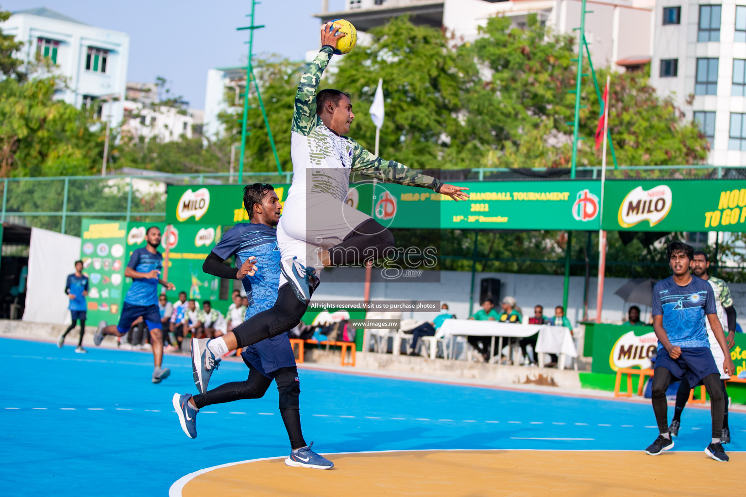 Milo 8th National Handball Tournament Day 4, 18th December 2021, at Handball Ground, Male', Maldives. Photos by Hassan Simah