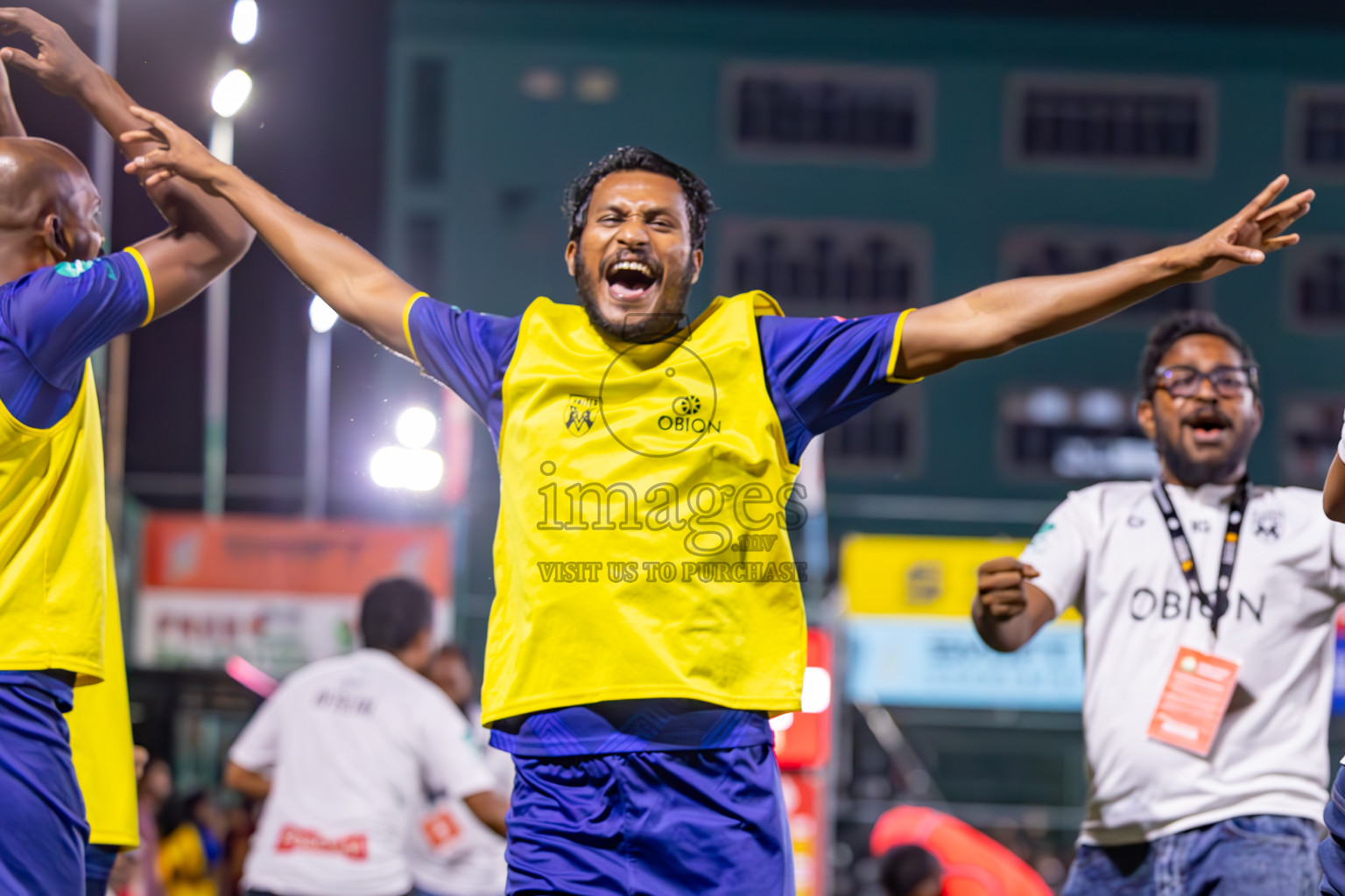 B Eydhafushi vs L Gan in the Final of Golden Futsal Challenge 2024 was held on Thursday, 7th March 2024, in Hulhumale', Maldives 
Photos: Ismail Thoriq / images.mv