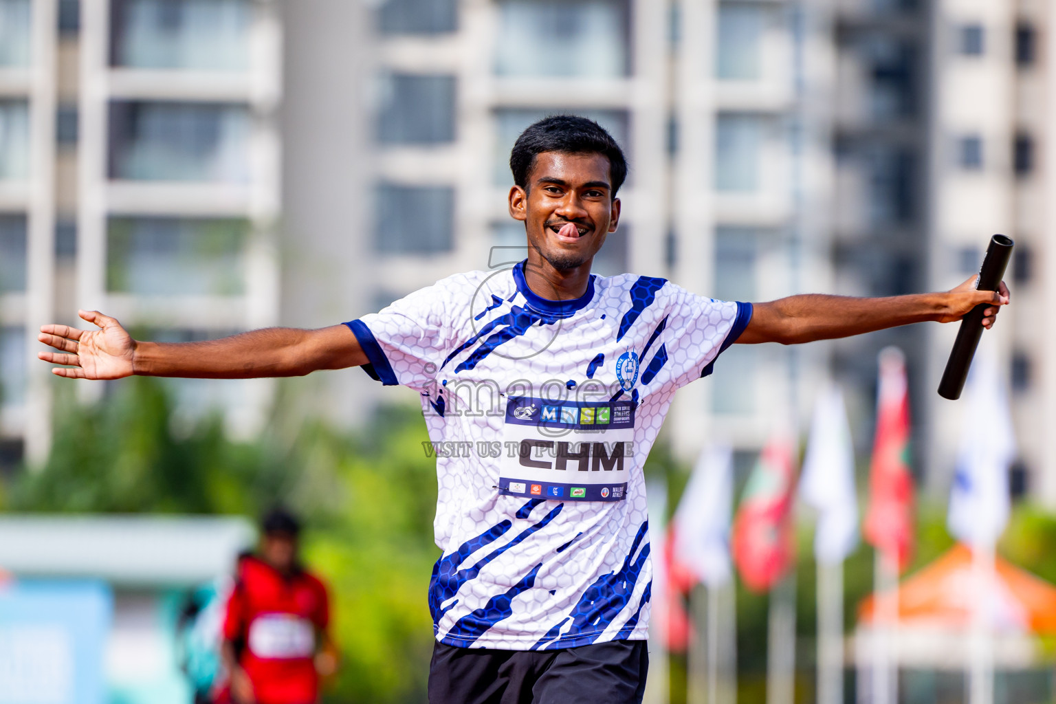 Day 5 of MWSC Interschool Athletics Championships 2024 held in Hulhumale Running Track, Hulhumale, Maldives on Wednesday, 13th November 2024. Photos by: Nausham Waheed / Images.mv