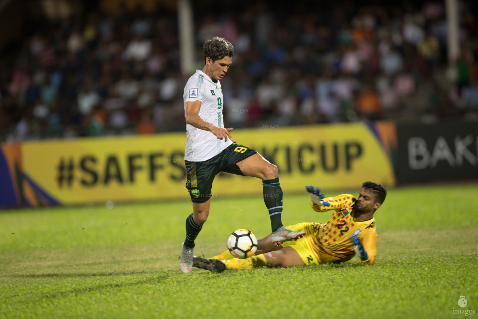 Bangladesh vs Pakistan in SAFF Suzuki Cup 2018 in Dhaka, Bangladesh, Thursday, September 06, 2018. (Images.mv Photo/Hussain Sinan)