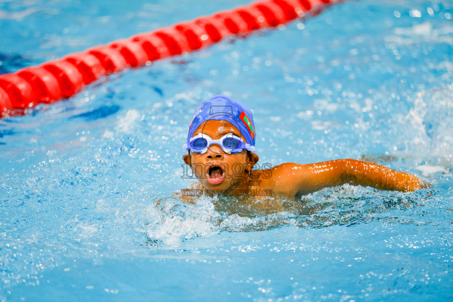 Day 1 of BML 6th National Kids Swimming Kids Festival 2025 held in Hulhumale', Maldives on Monday, 3rd November 2024. Photos: Hassan Simah / images.mv