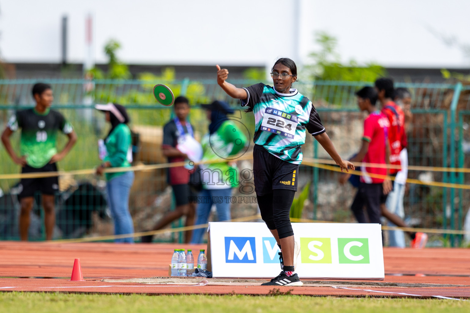 Day 2 of MWSC Interschool Athletics Championships 2024 held in Hulhumale Running Track, Hulhumale, Maldives on Sunday, 10th November 2024.
Photos by: Ismail Thoriq / Images.mv