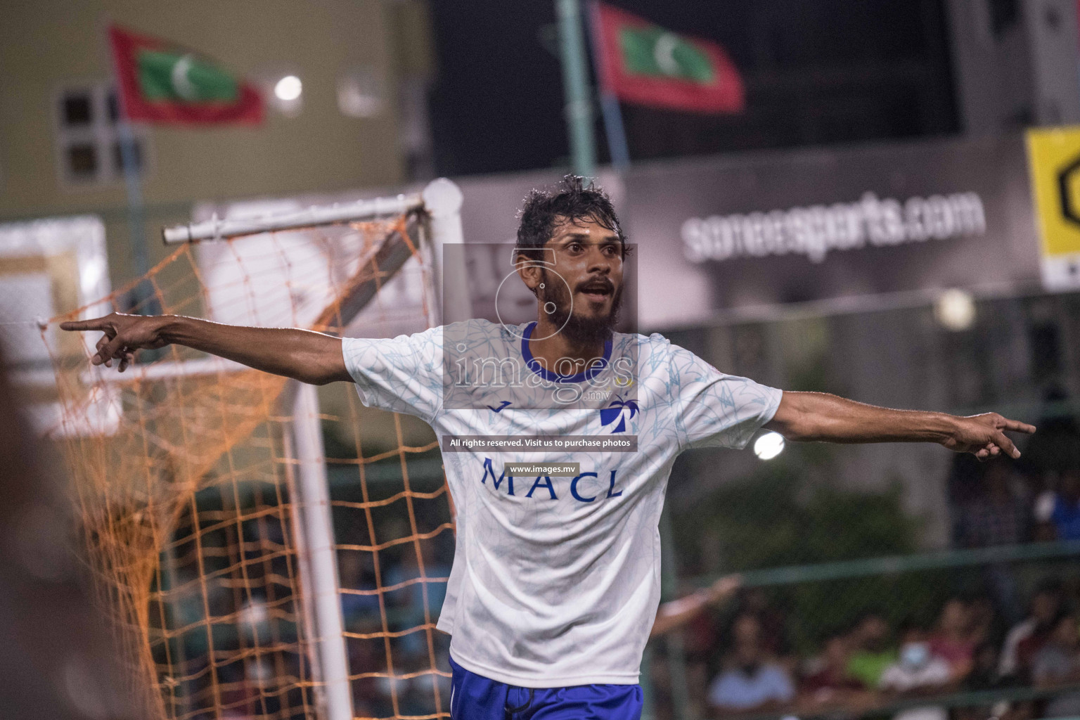 Prison Club vs MACL in the Quarter Finals of Club Maldives 2021 held at Hulhumale;, on 12th December 2021 Photos: Nausham / images.mv