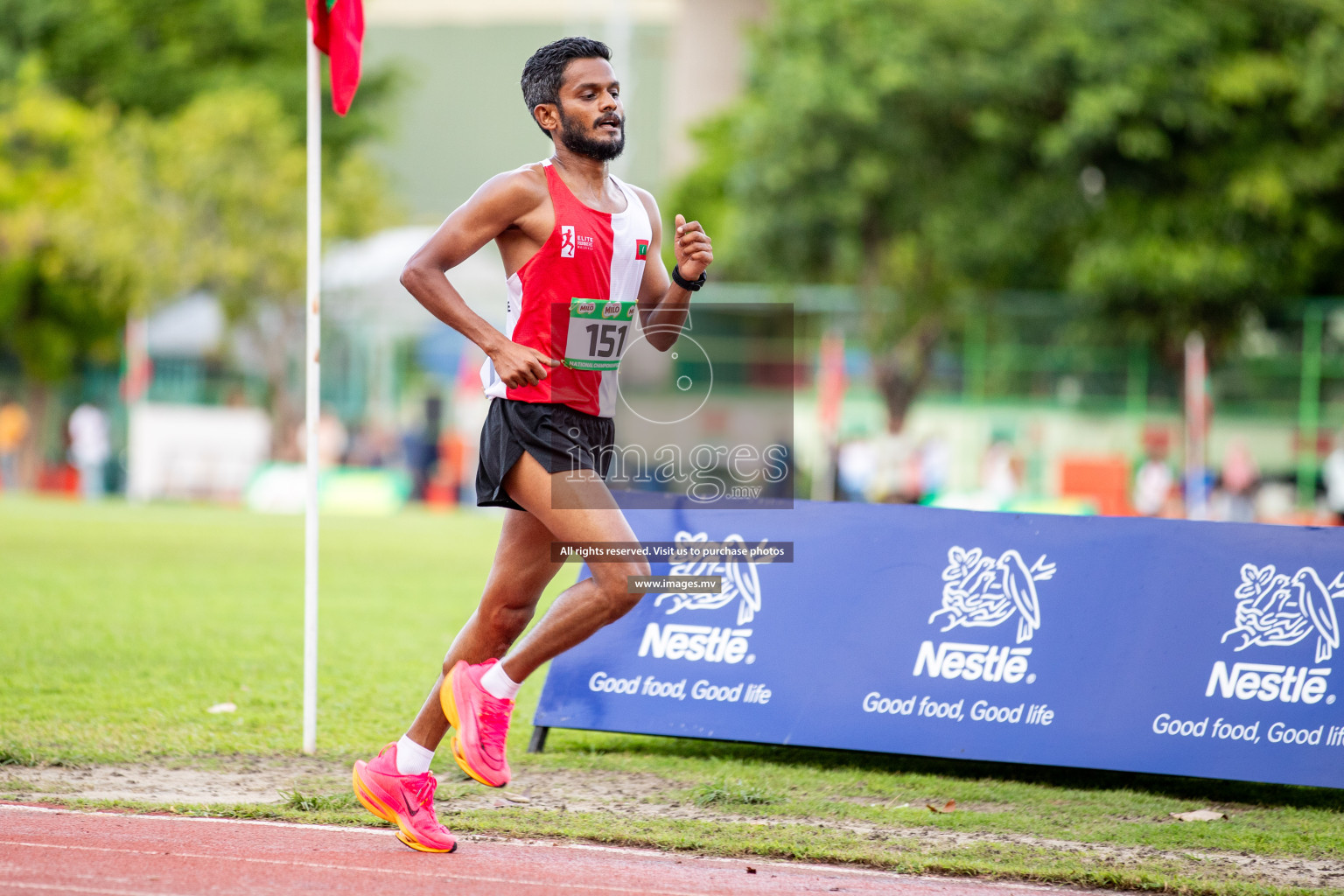 Day 2 of National Athletics Championship 2023 was held in Ekuveni Track at Male', Maldives on Friday, 24th November 2023. Photos: Hassan Simah / images.mv