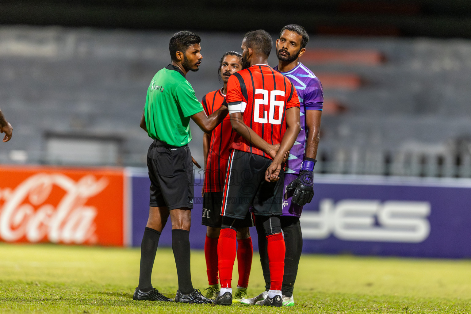TC Sports Club vs Odi Sports Club in the FAM League Cup 2025 held at National Football Stadium, Male', Maldives on Sunday, 4th May 2025.
Photos By: Ismail Thoriq / images.mv