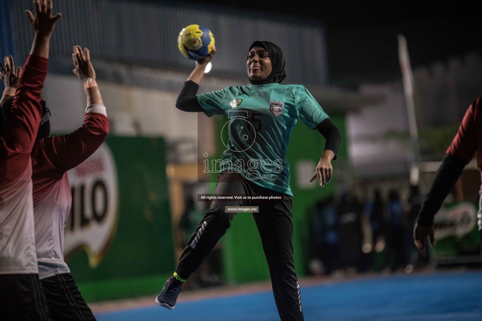 Milo 8th National Handball Tournament Day3, 17th December 2021, at Handball Ground, Male', Maldives. Photos by Nausham Waheed