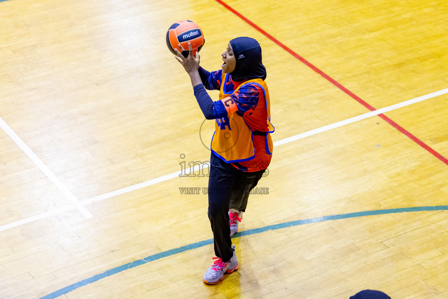 Day 6 of 25th Inter-School Netball Tournament was held in Social Center at Male', Maldives on Thursday, 15th August 2024. Photos: Nausham Waheed / images.mv