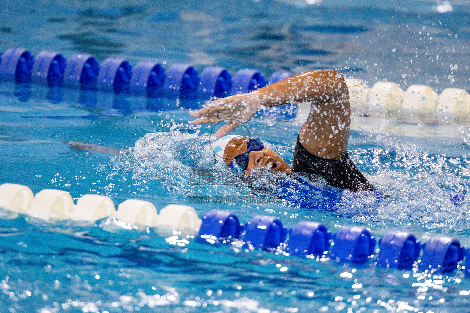 Day 4 of National Swimming Championship 2024 held in Hulhumale', Maldives on Monday, 16th December 2024. Photos: Hassan Simah / images.mv