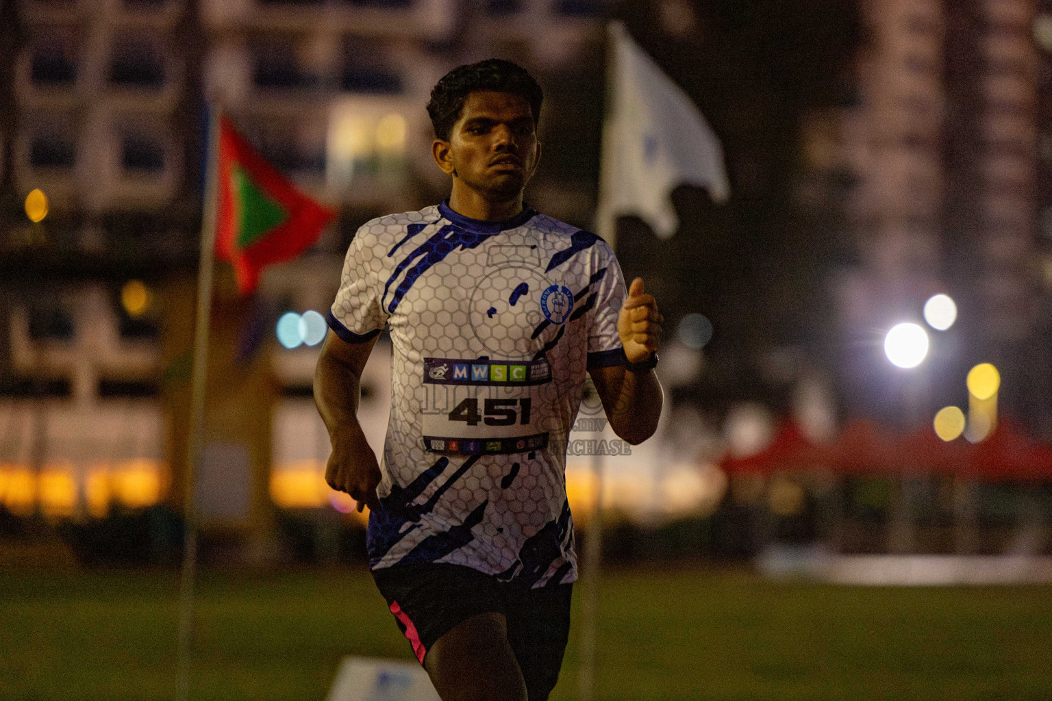 Day 1 of MWSC Interschool Athletics Championships 2024 held in Hulhumale Running Track, Hulhumale, Maldives on Saturday, 9th November 2024. 
Photos by: Hassan Simah / Images.mv