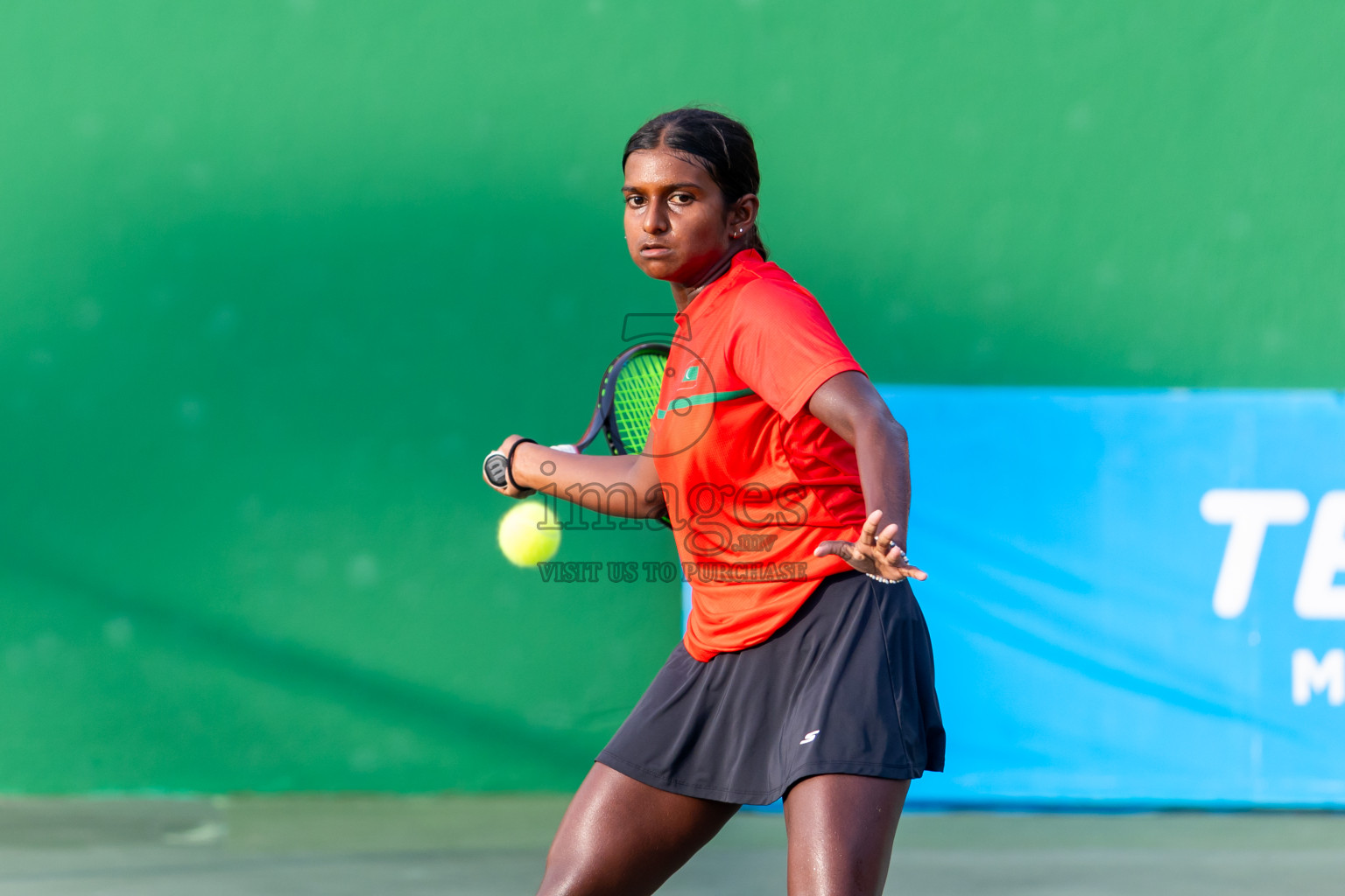 Day 4 of ATF Maldives Junior Open Tennis was held in Male' Tennis Court, Male', Maldives on Thursday, 12th December 2024. Photos: Nausham Waheed/ images.mv